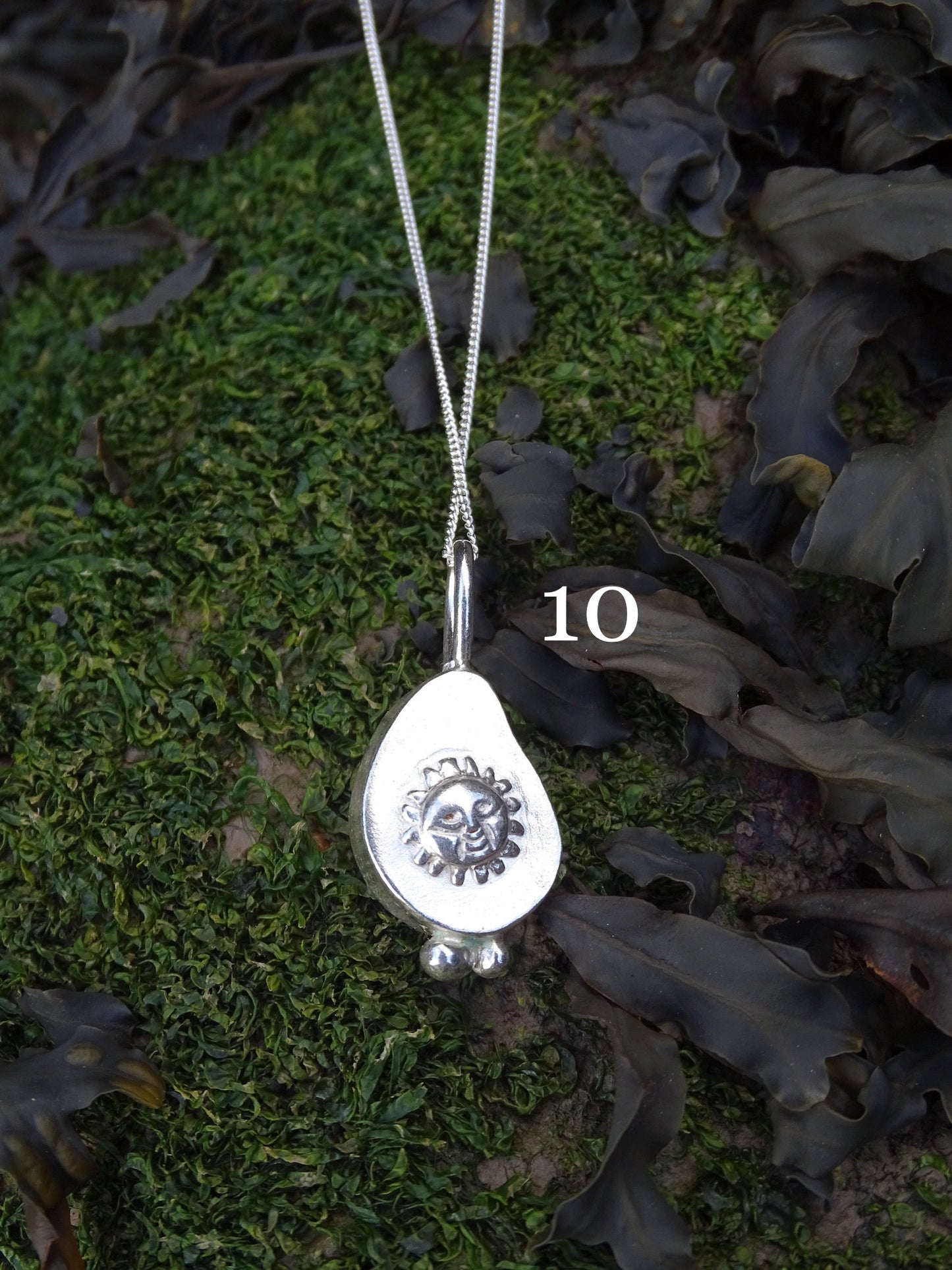 blue seaglass necklaces