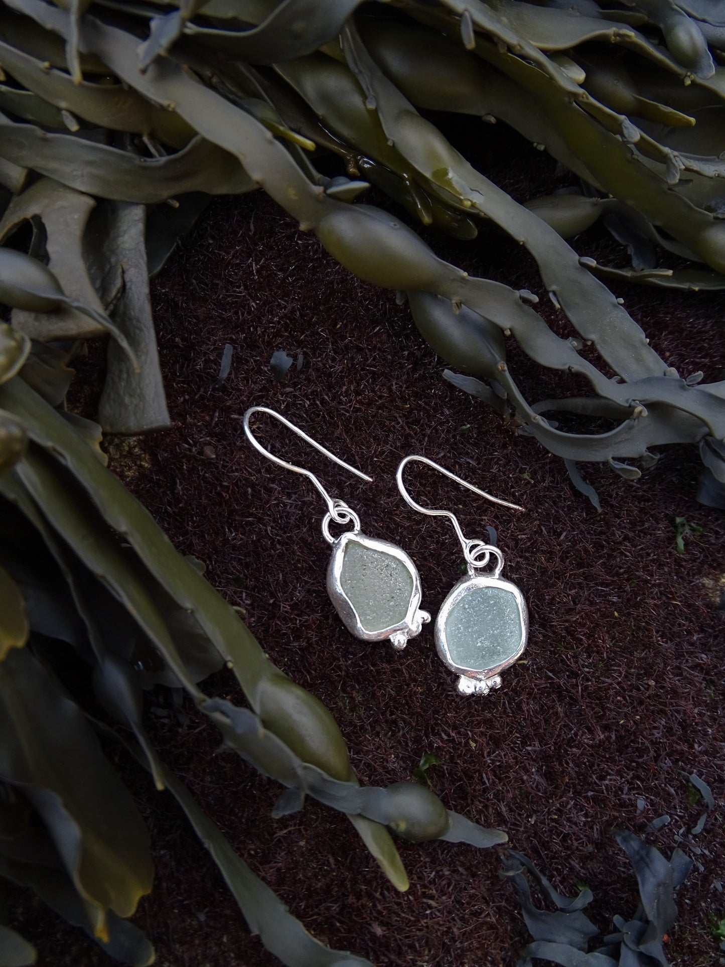 seaglass earrings