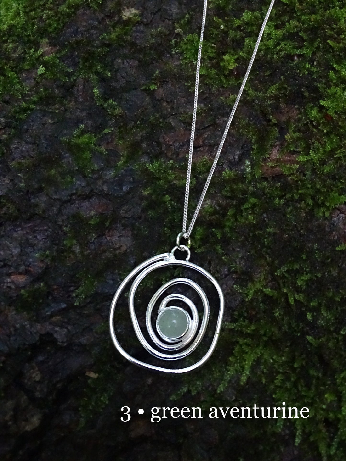 nebula pendant • gemstones