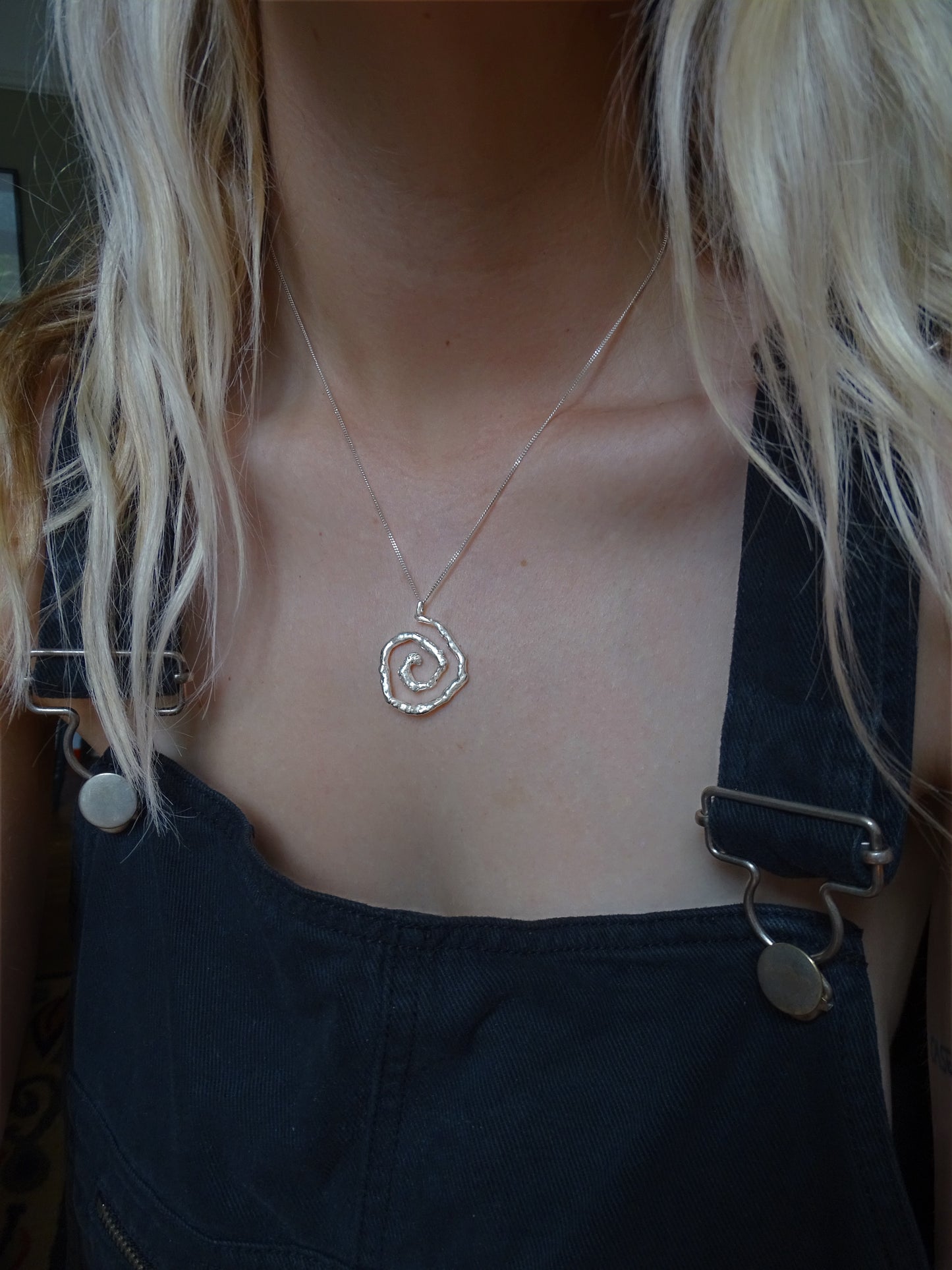 molten spiral pendant