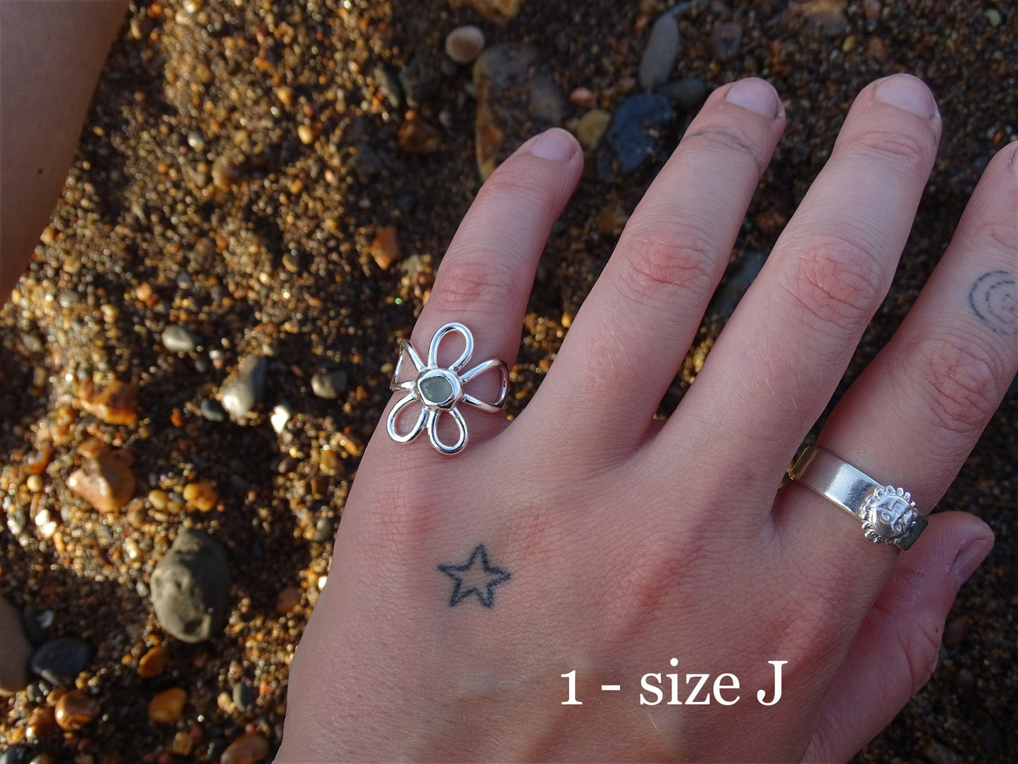 fleur rings • seaglass