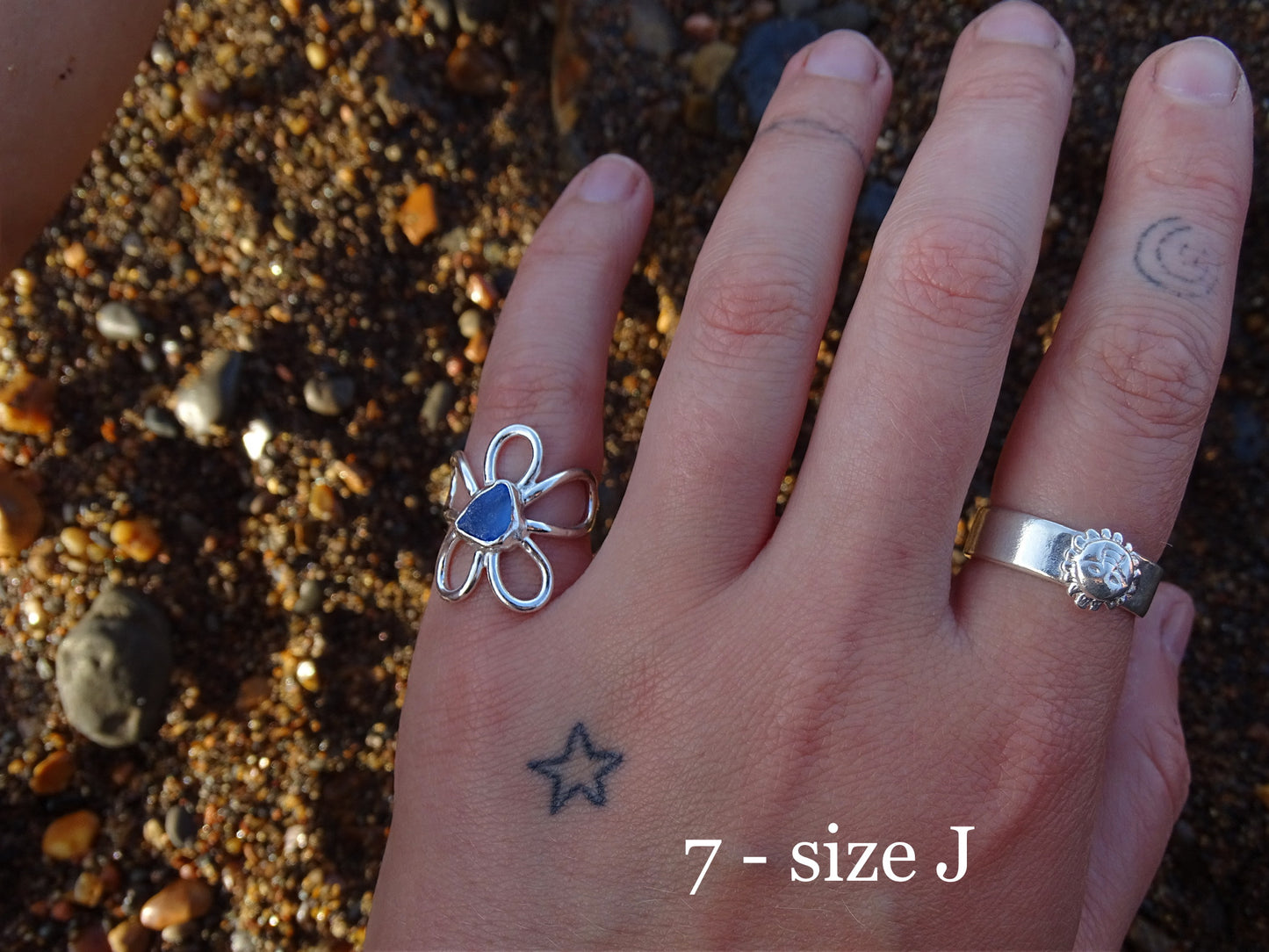 fleur rings • seaglass
