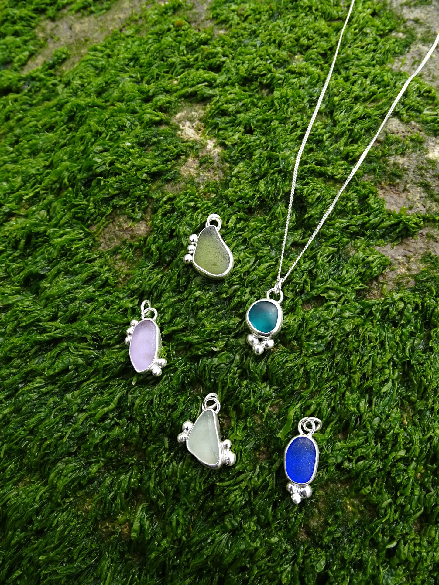 seaglass pendants