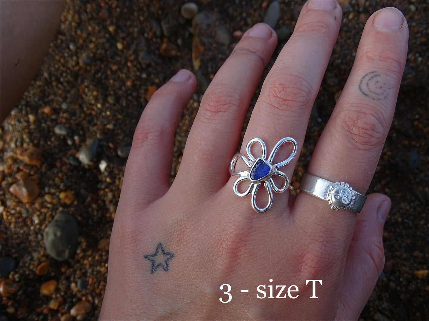 fleur rings • seaglass