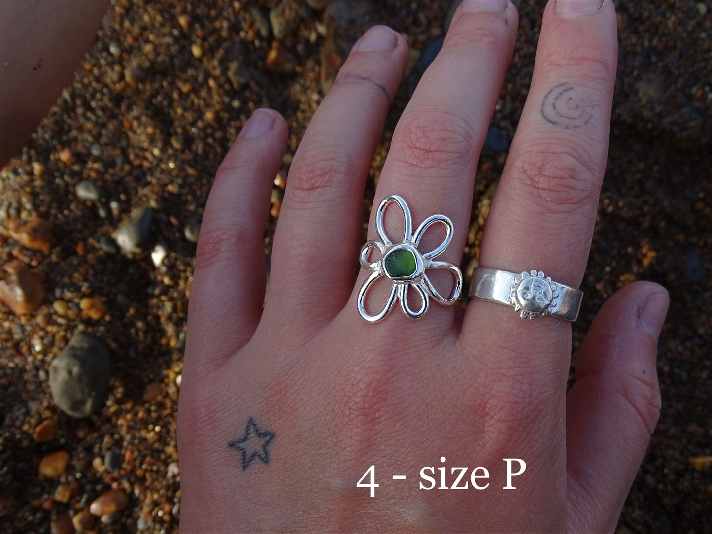 fleur rings • seaglass