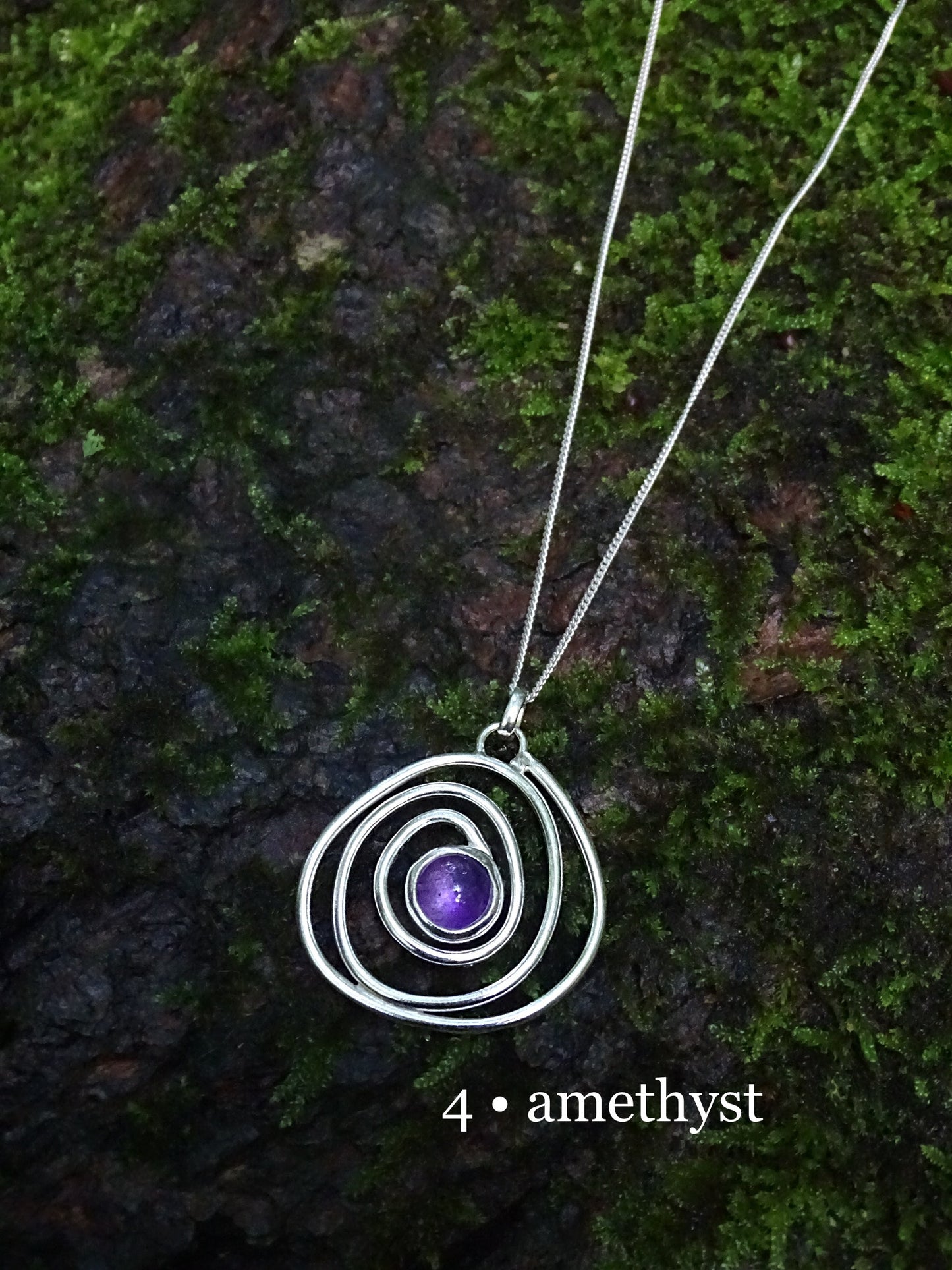 nebula pendant • gemstones