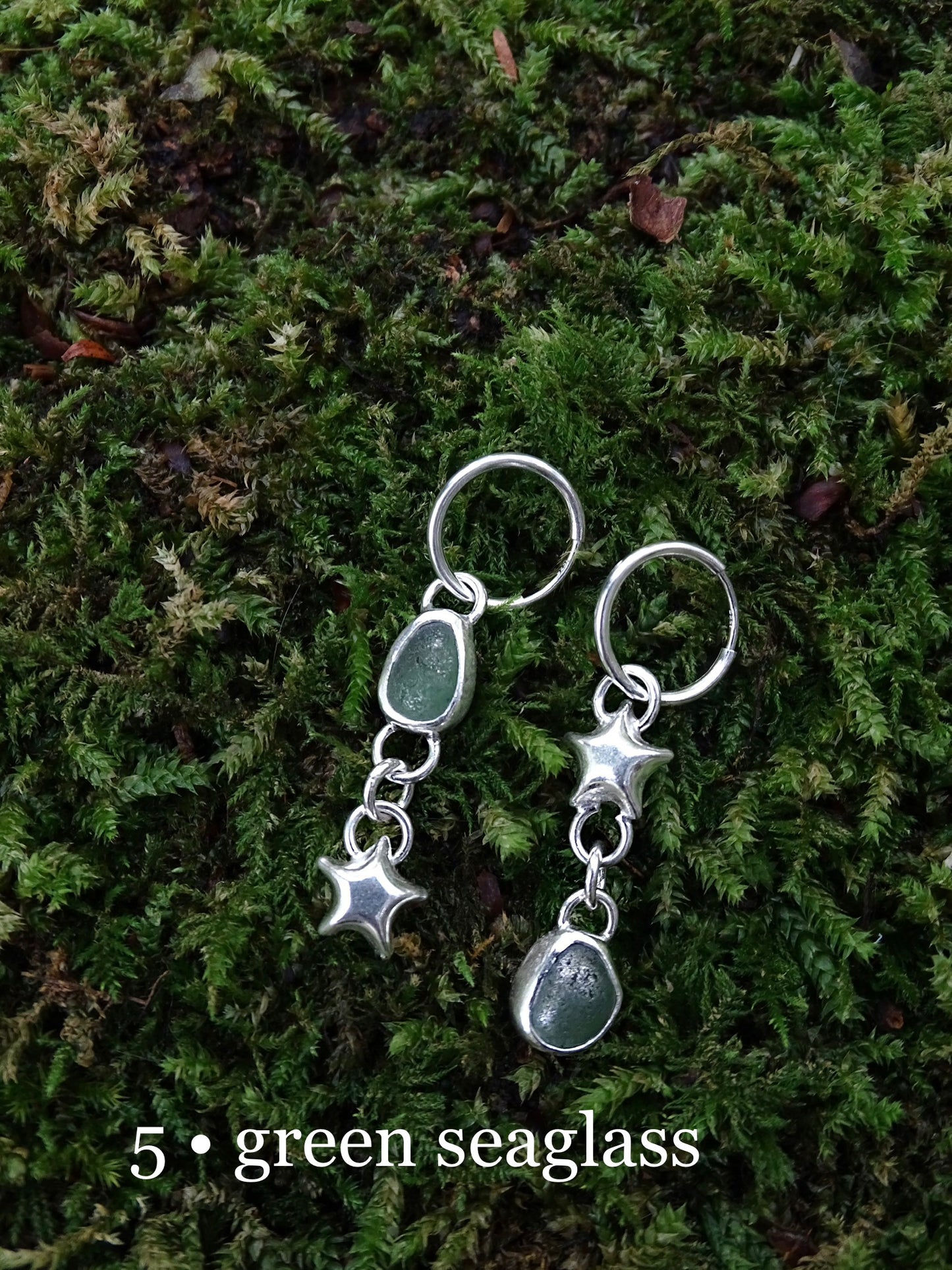 asymmetrical star hoops