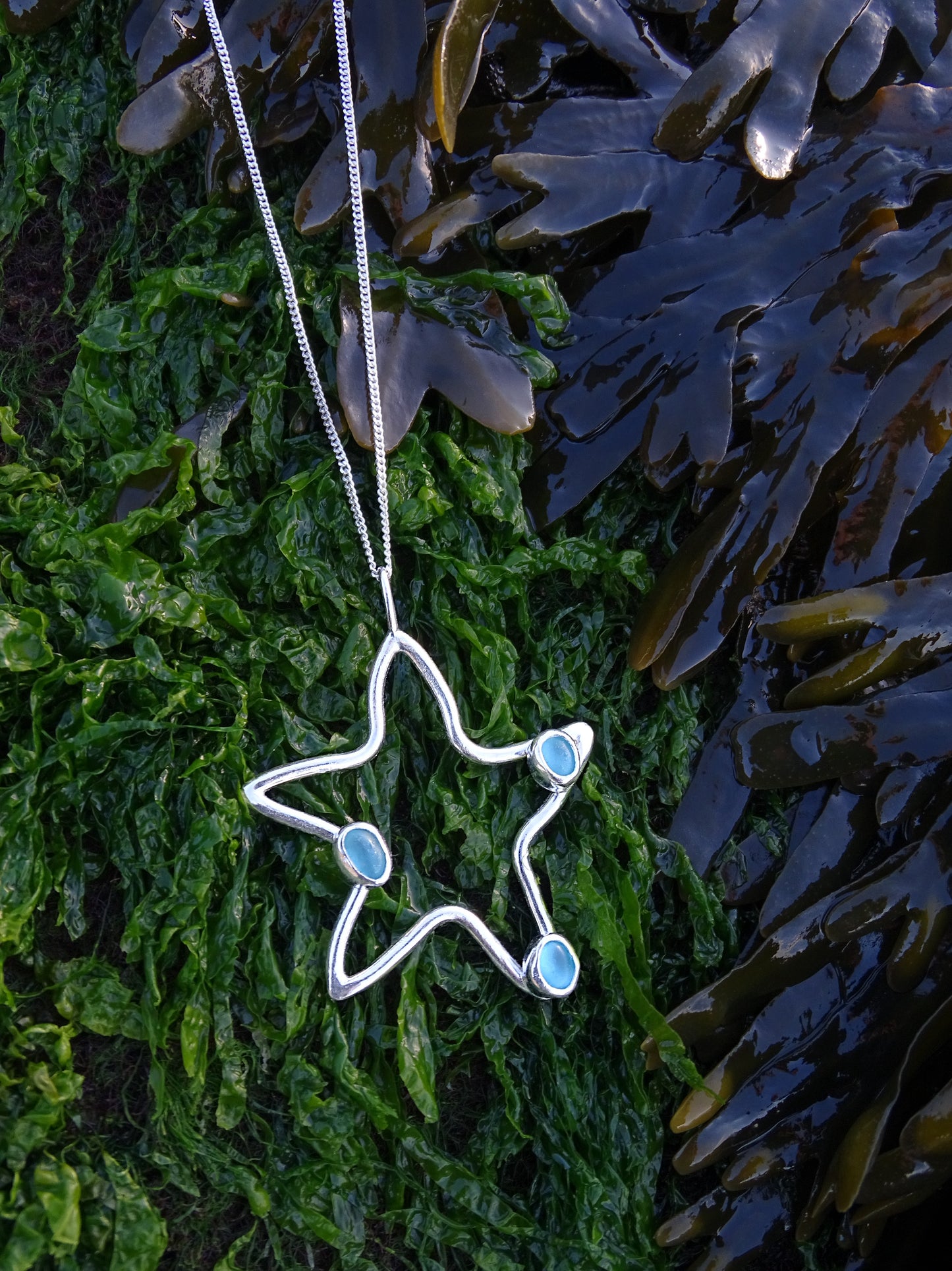 bubble star pendant