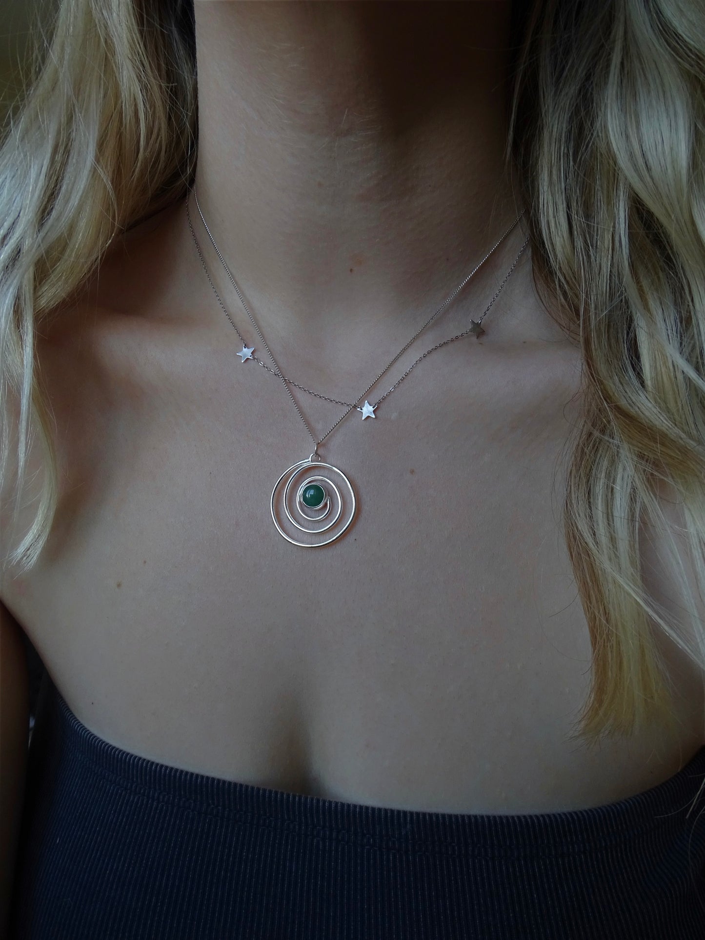 nebula pendants • gemstone • mto