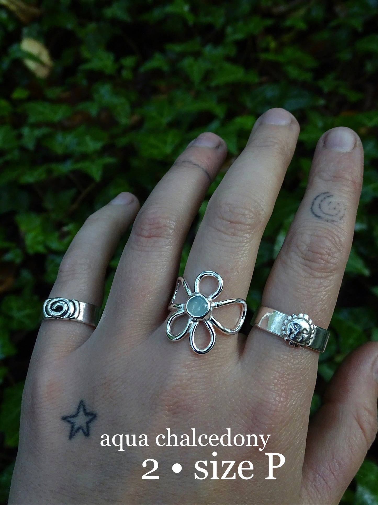 fleur rings • gemstones