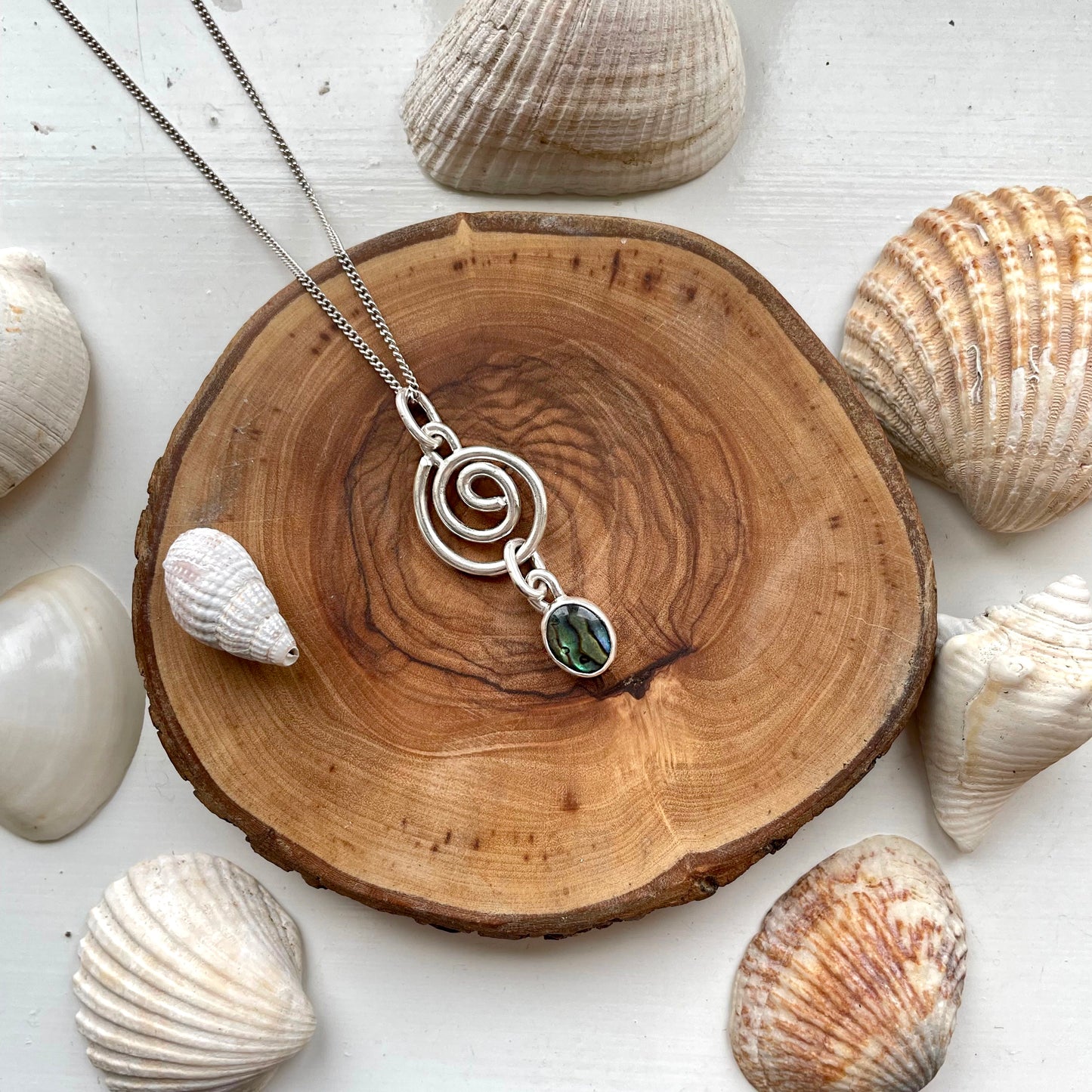 Drop Spiral Pendant