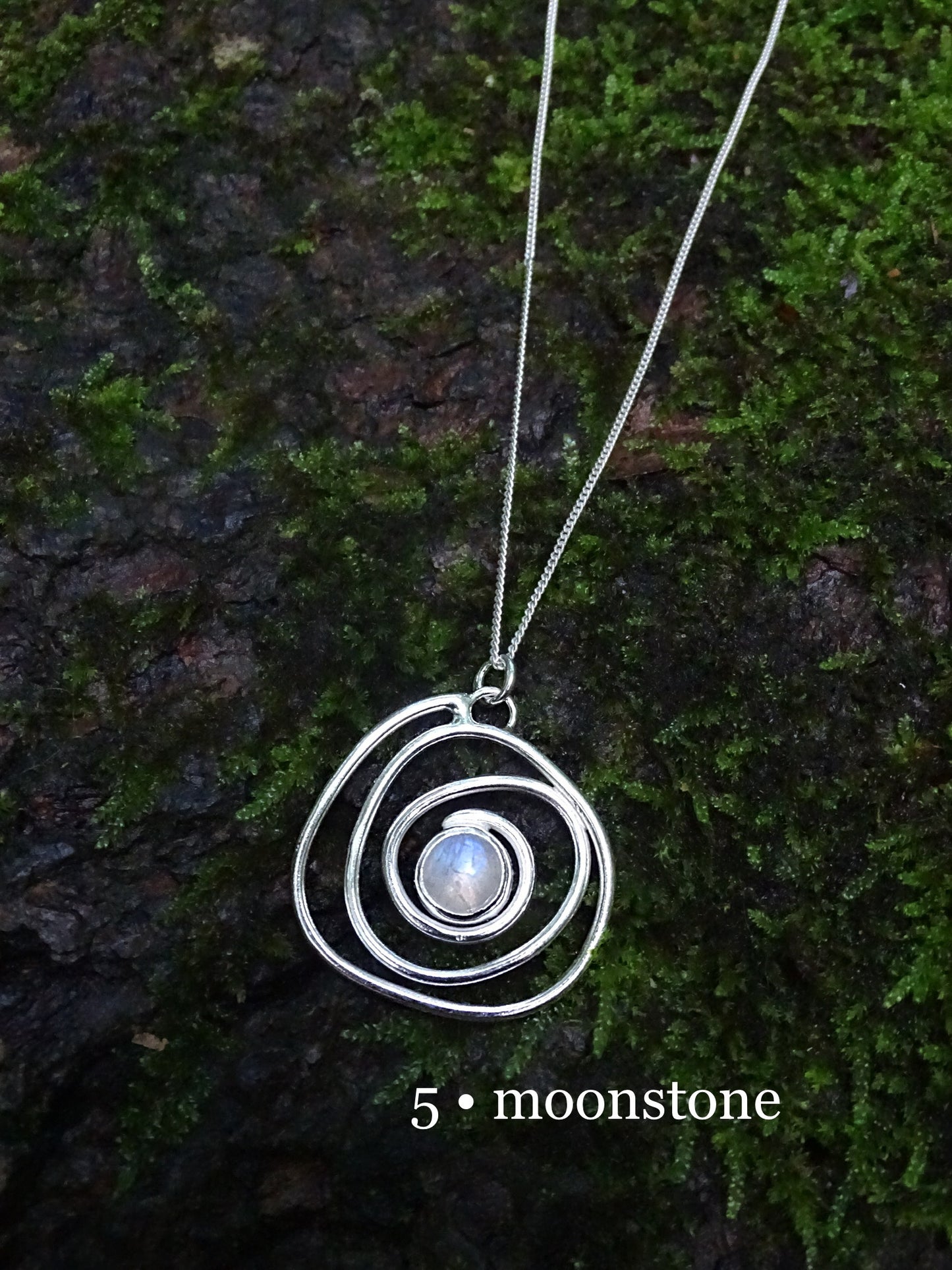 nebula pendant • gemstones