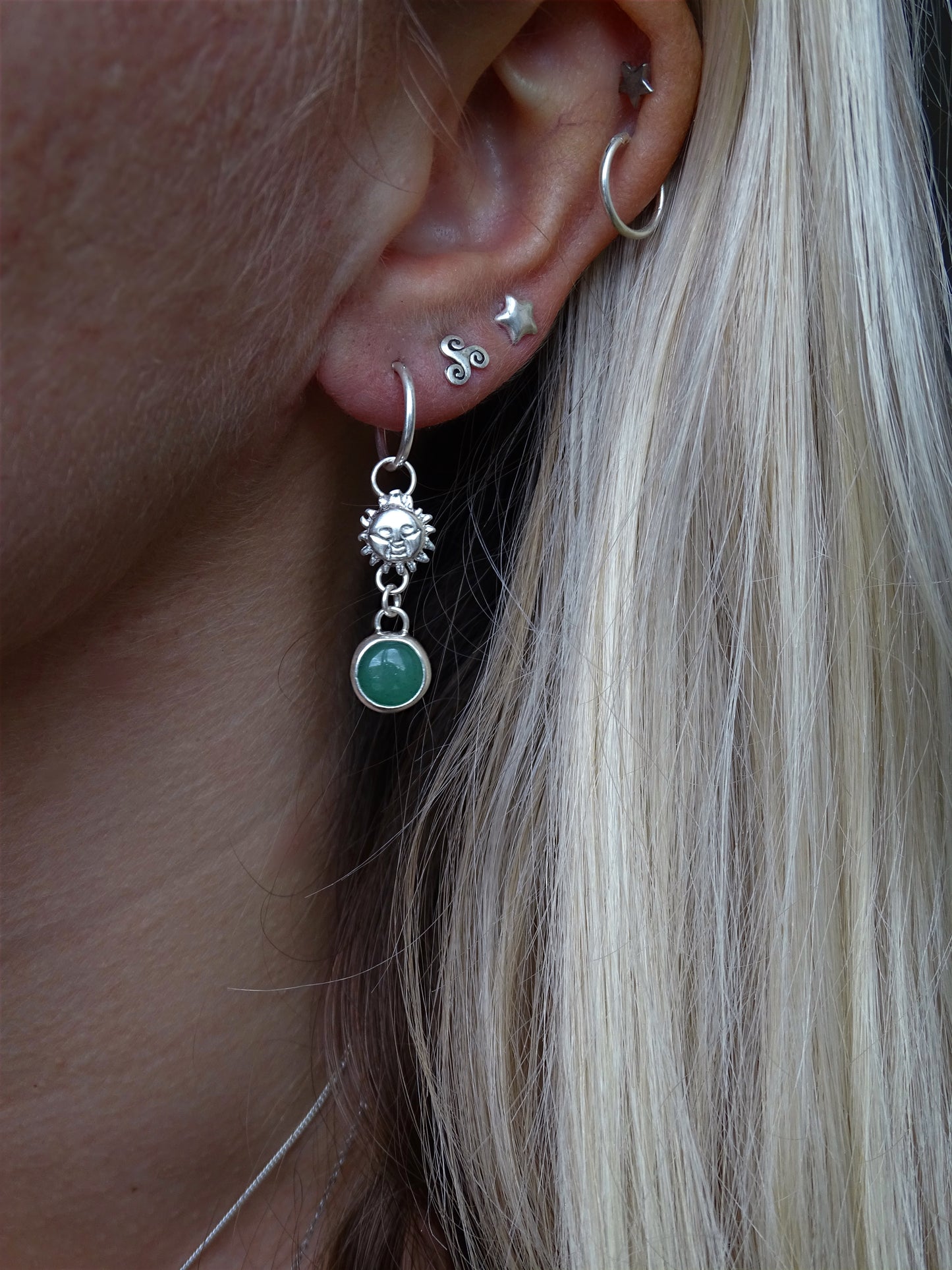 asymmetrical charm hoops