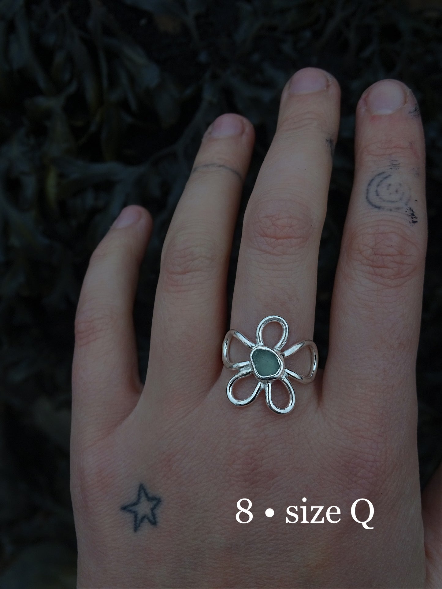 fleur rings • seaglass