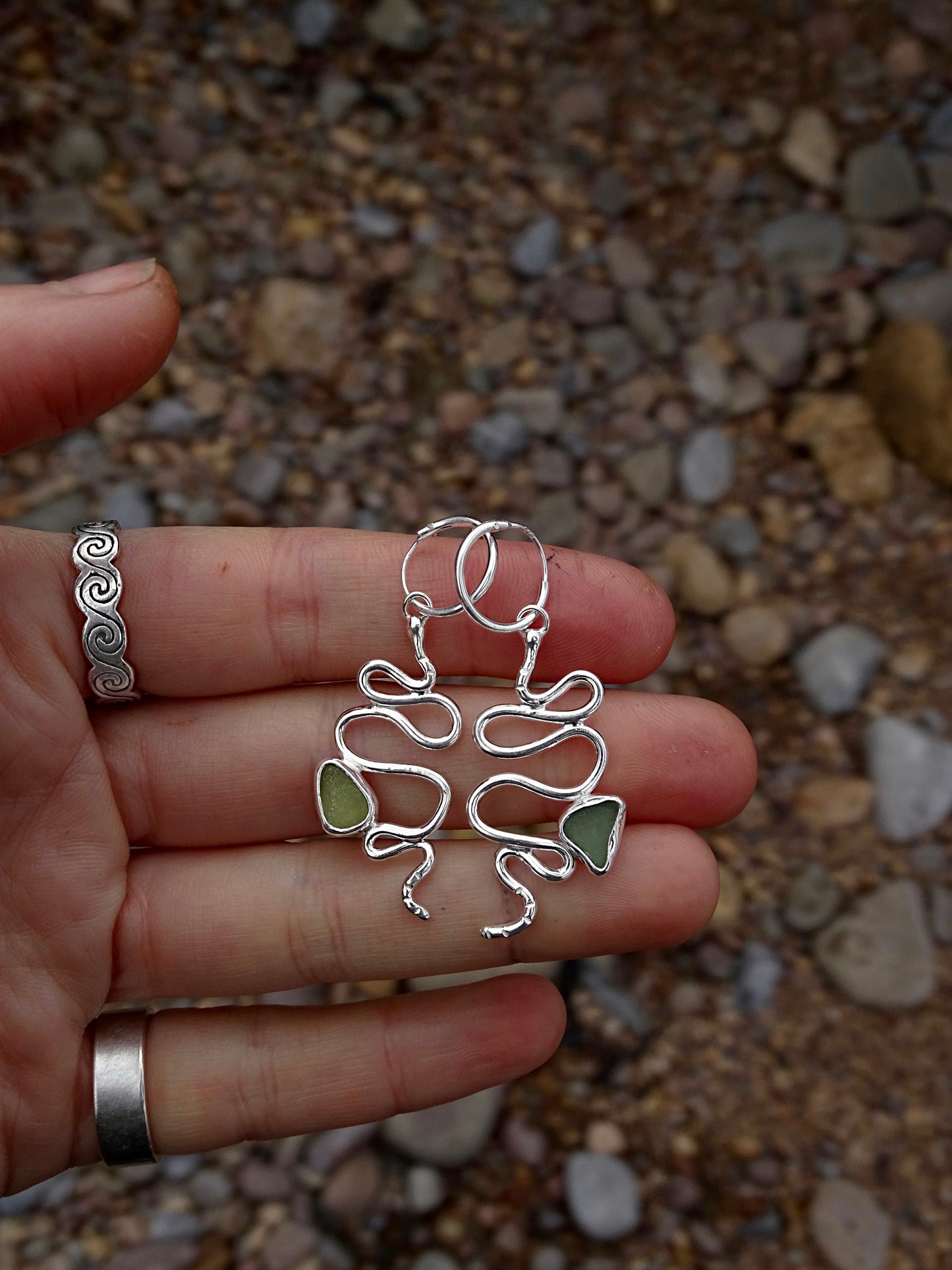 snake earrings