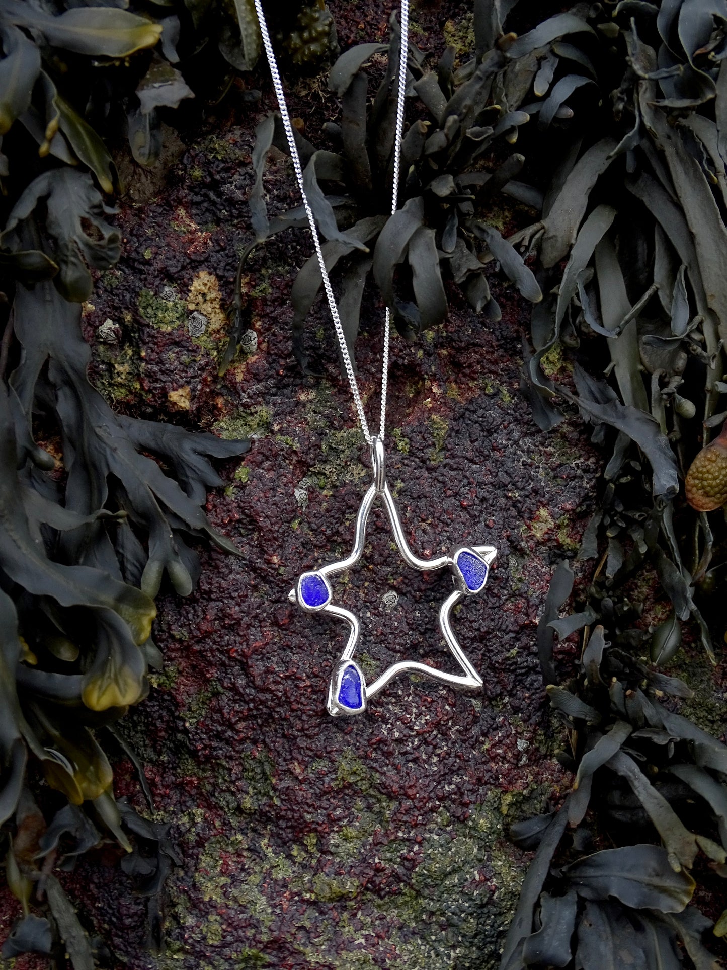 bubble star pendant