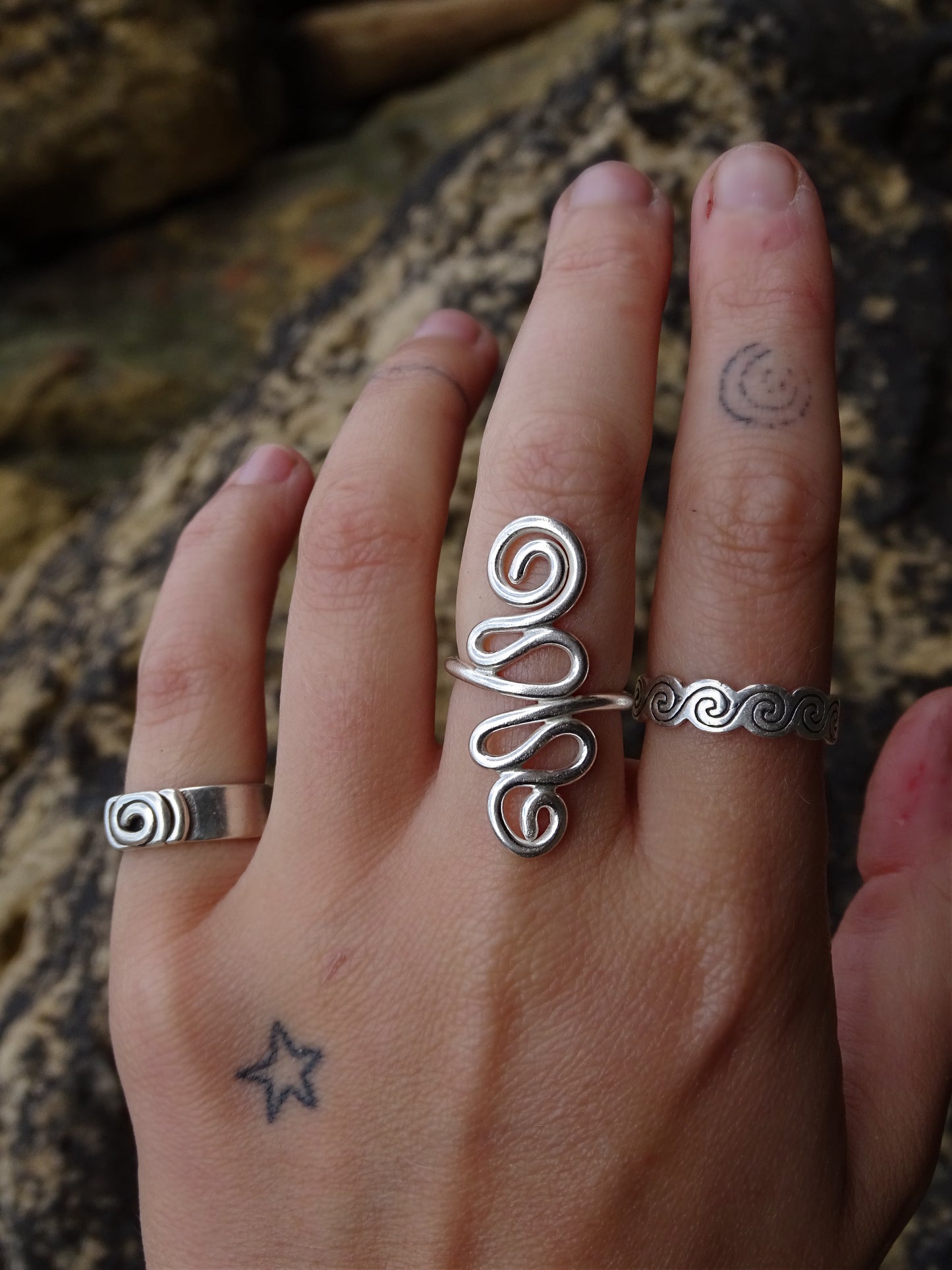 swirl ring • size N