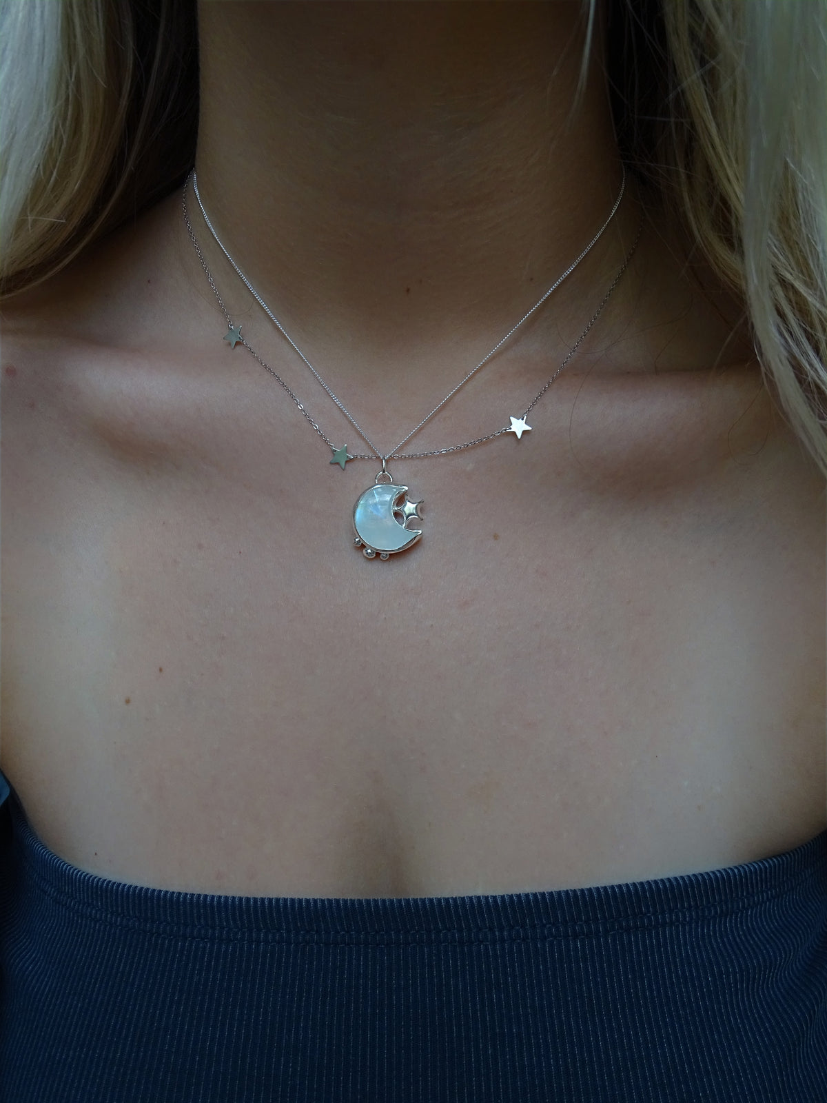 moon + star pendant