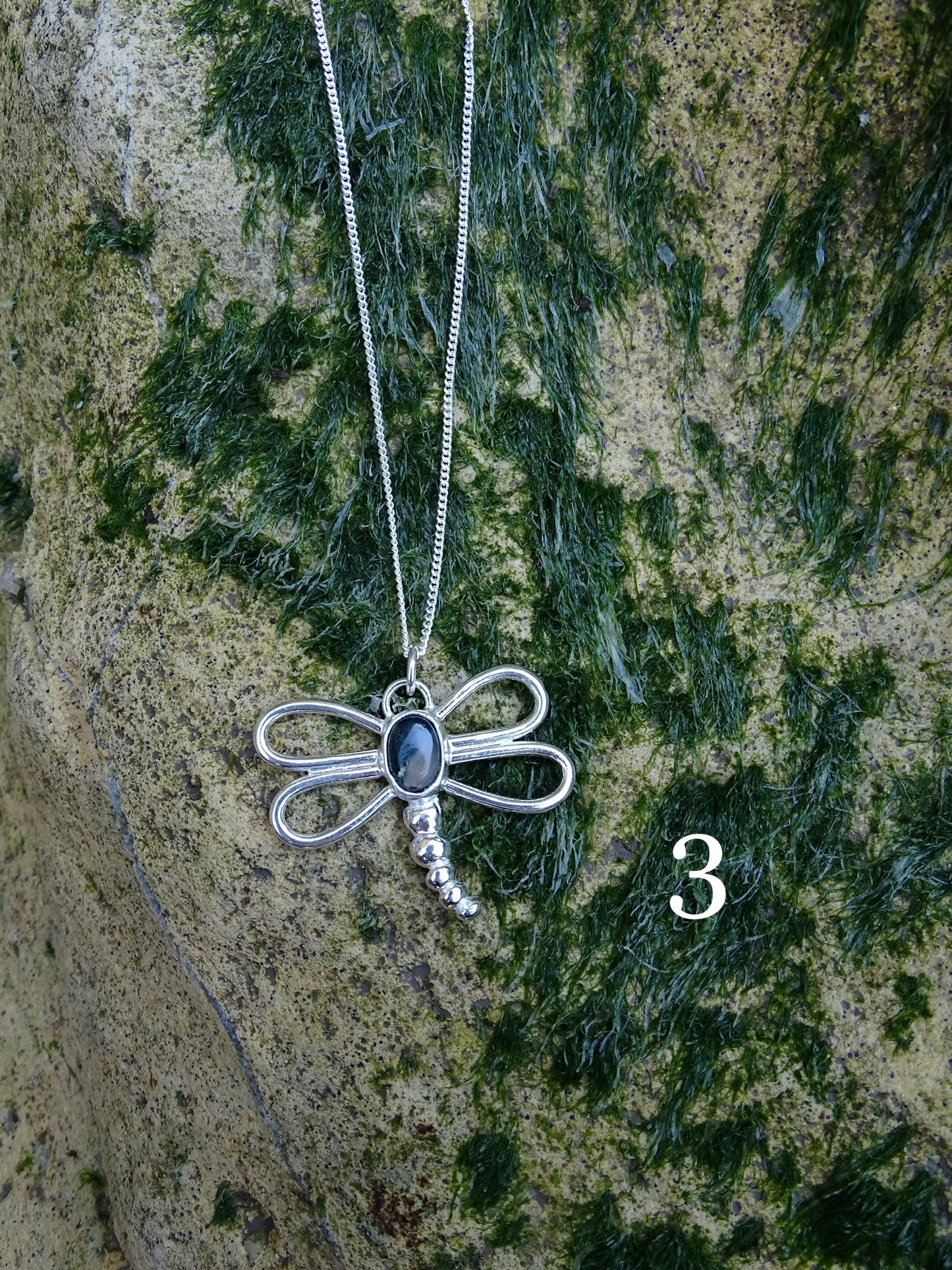 nausicaa pendant • moss agate