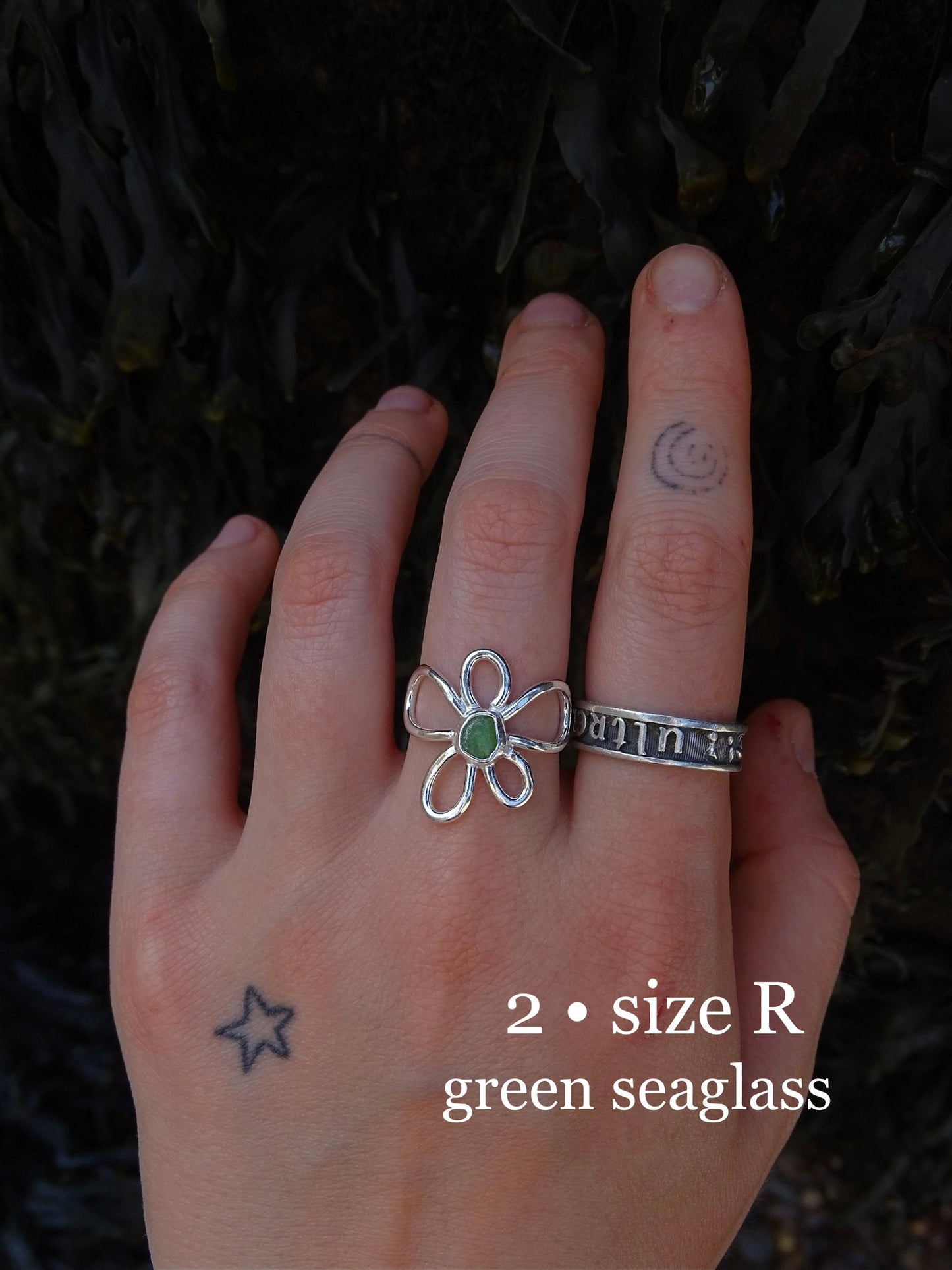 fleur rings • seaglass