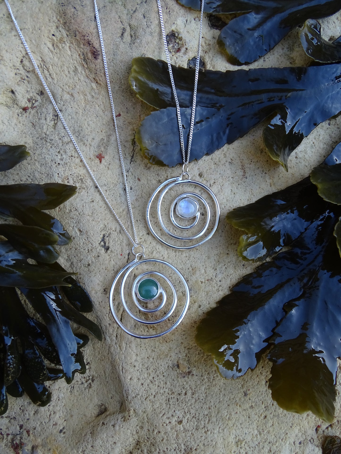 nebula pendants • gemstone • mto