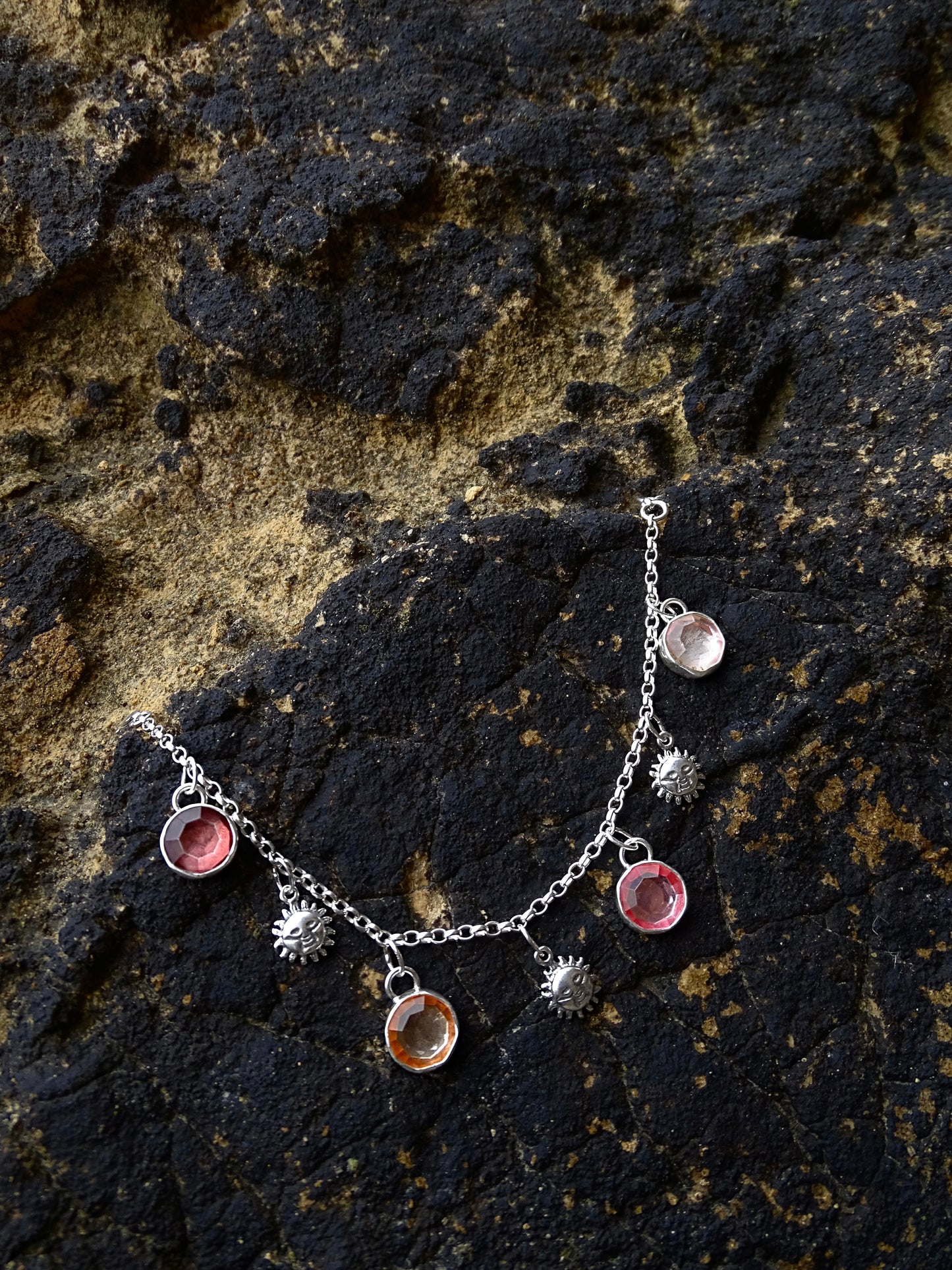 sunset charm bracelet