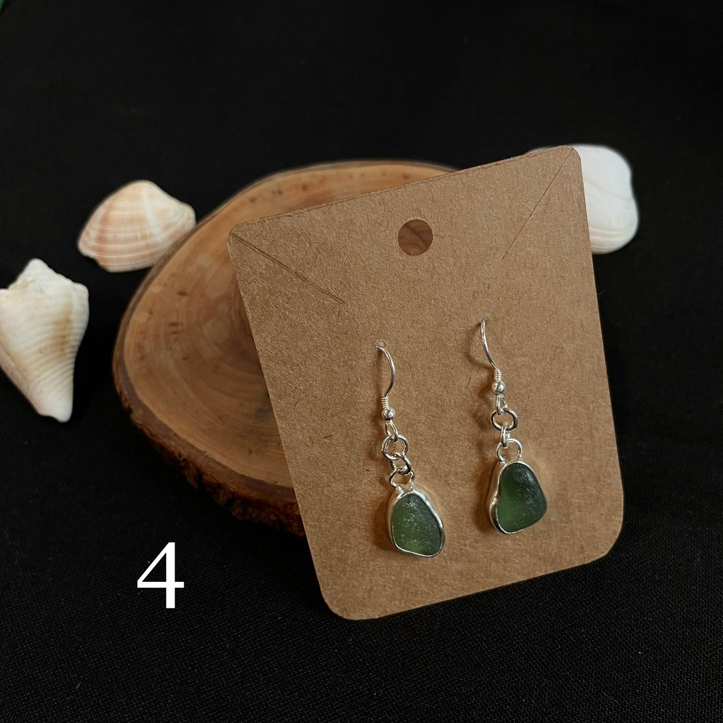 Dangly Seaglass Earrings