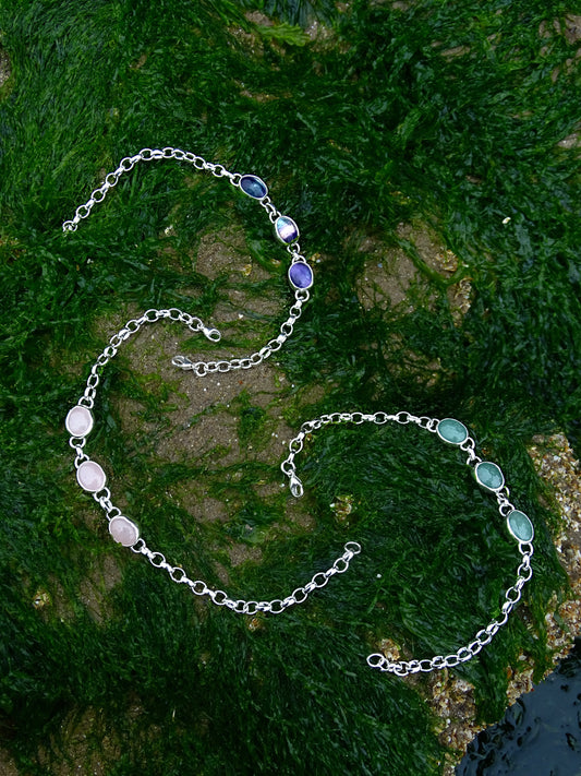 triple stone bracelets
