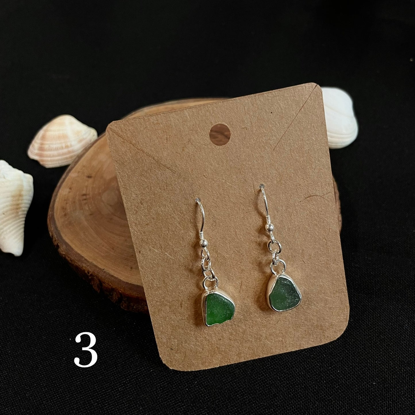 Dangly Seaglass Earrings