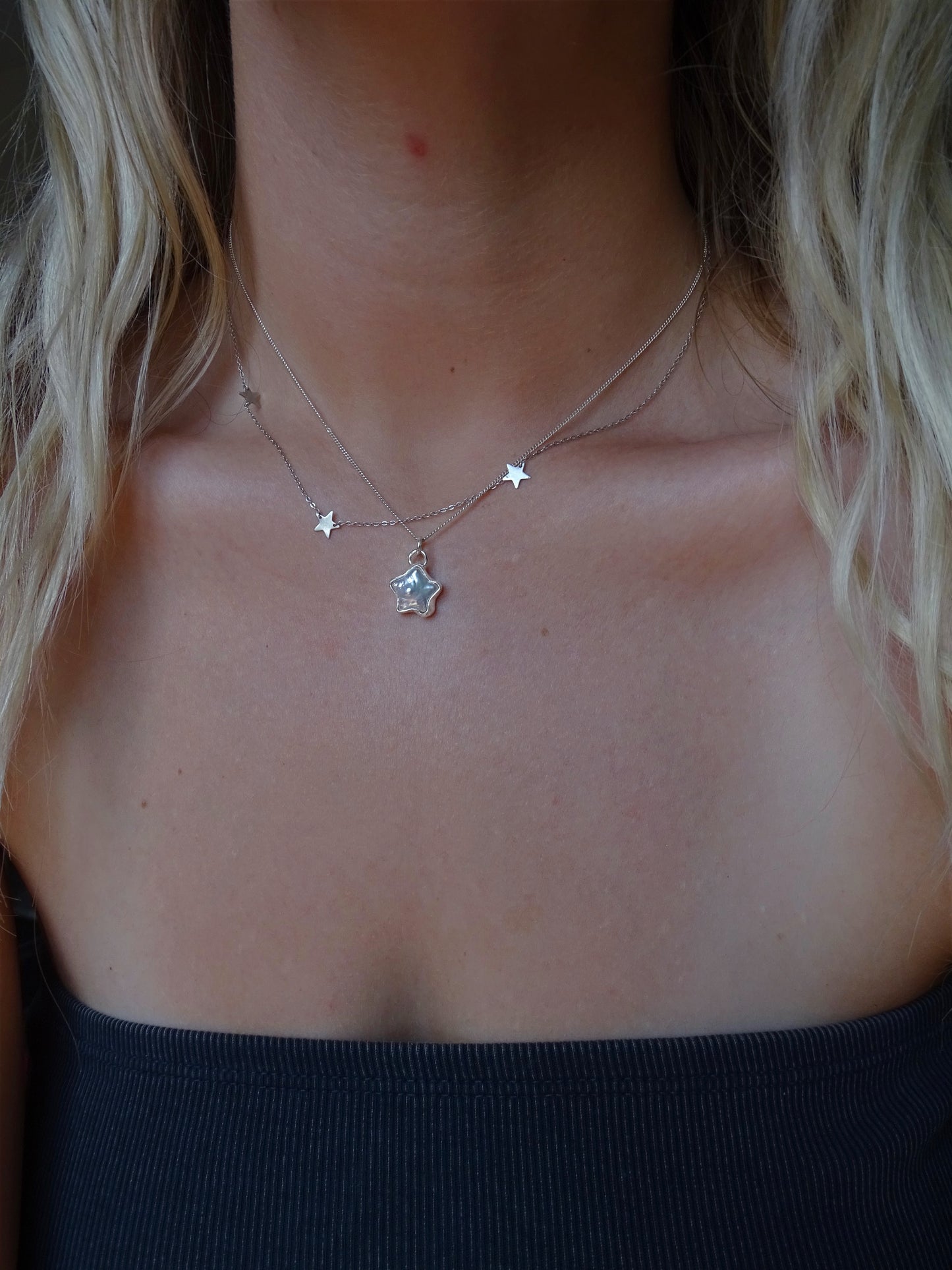 pearl star pendant