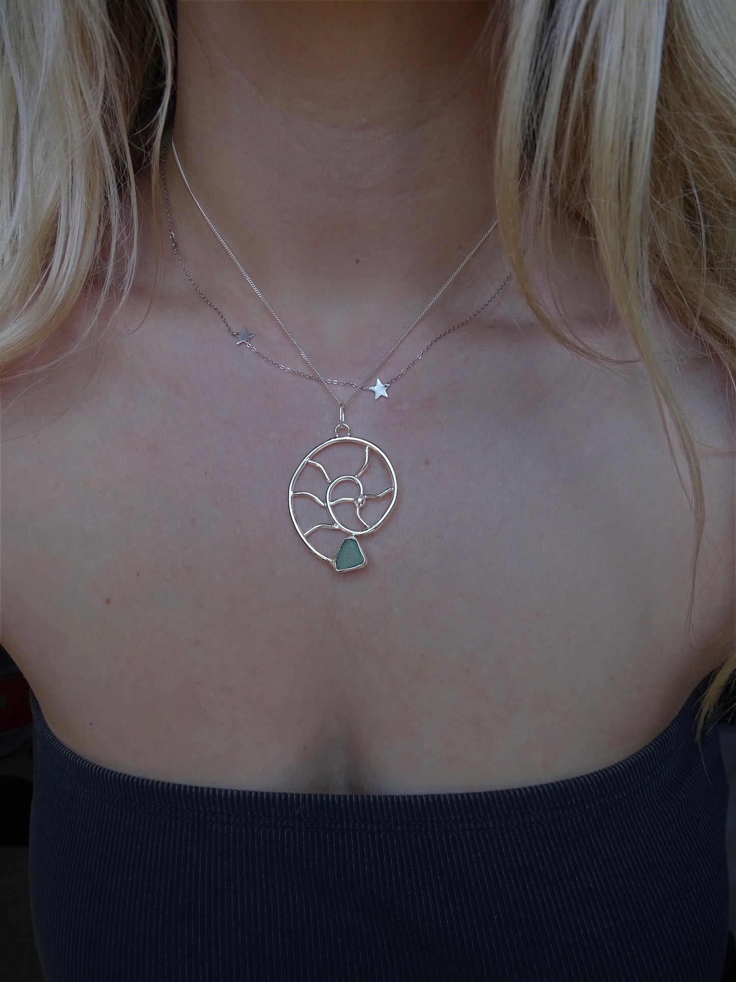 ammonite pendant