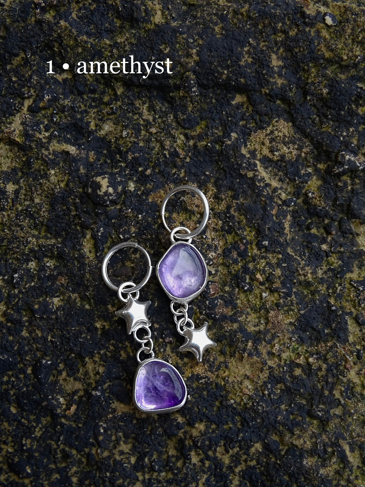 asymmetrical star hoops