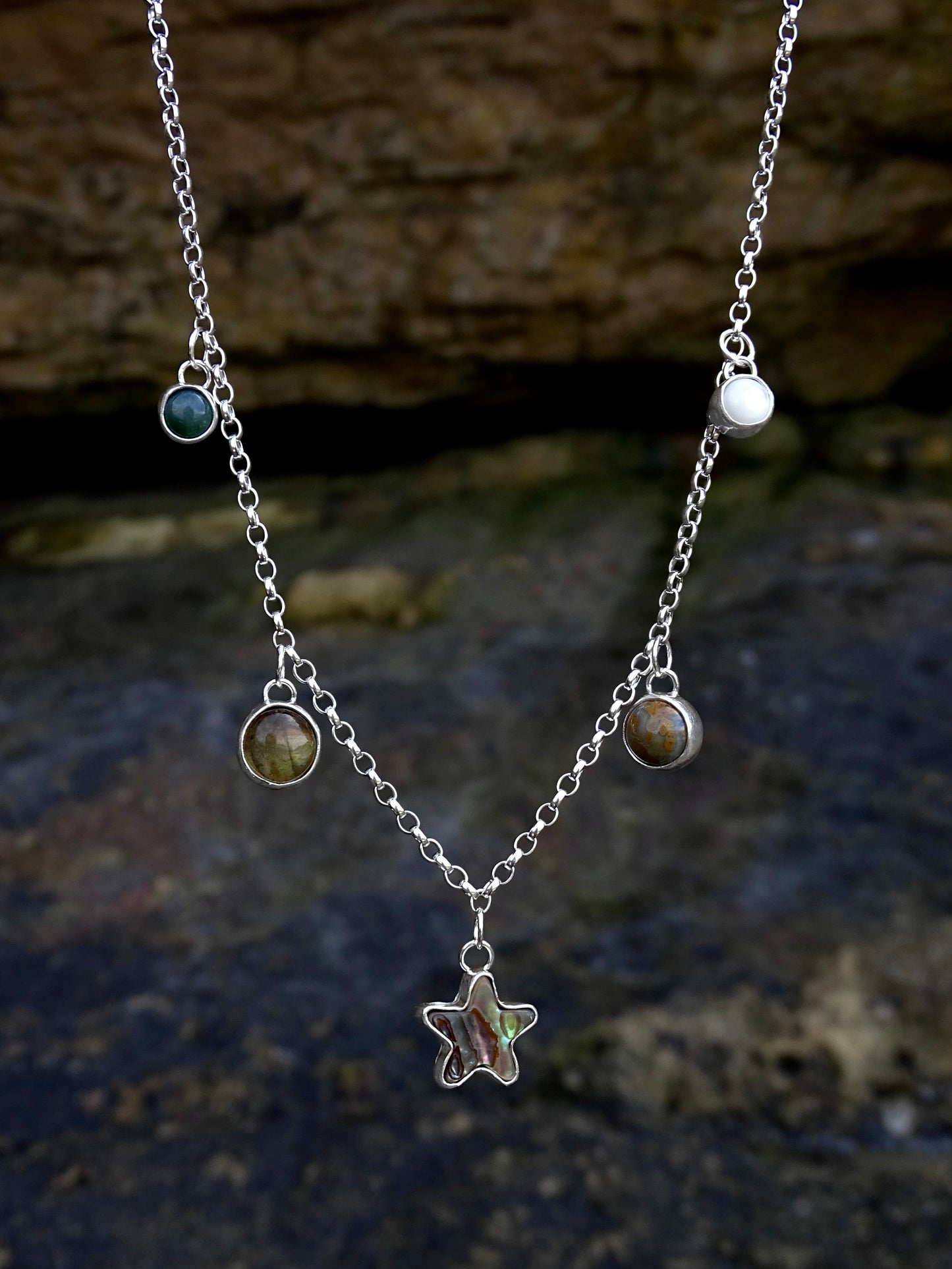 earthy charm necklace