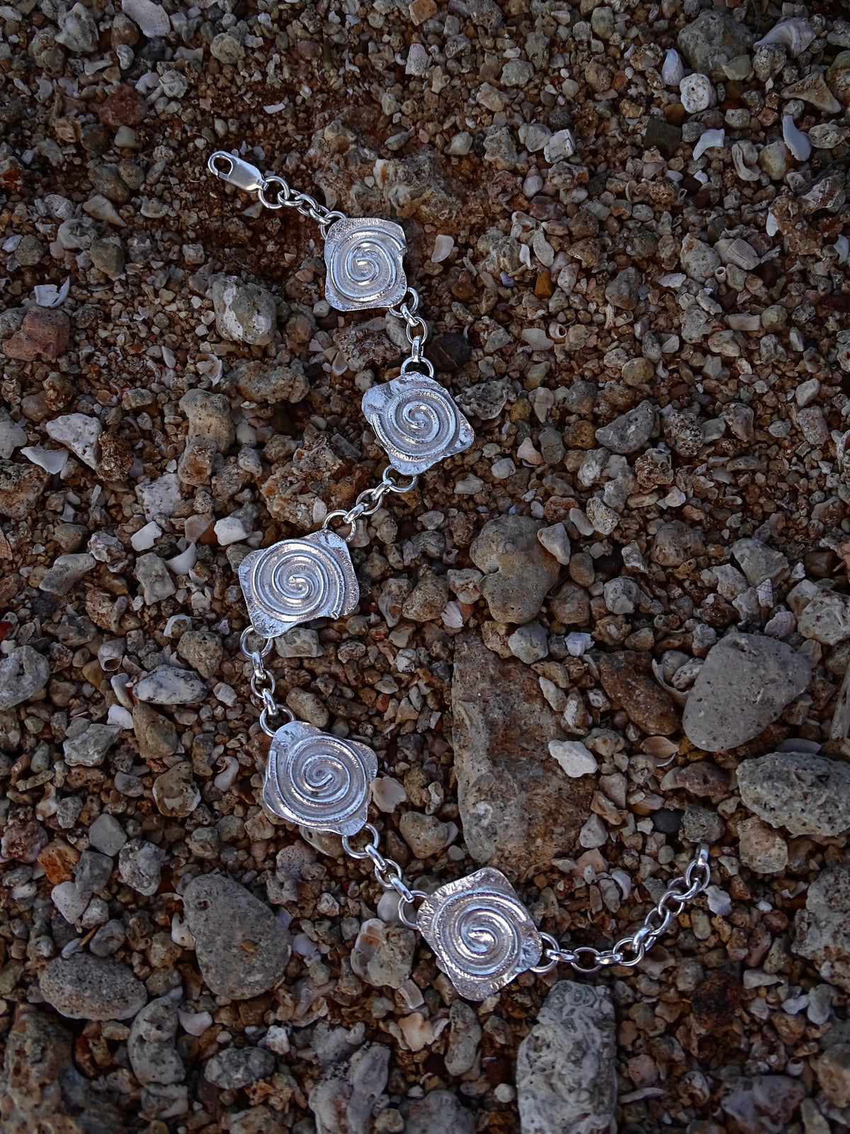 molten spiral bracelet