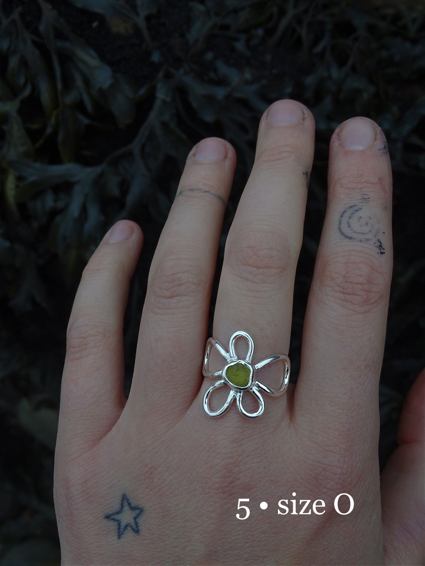 fleur rings • seaglass