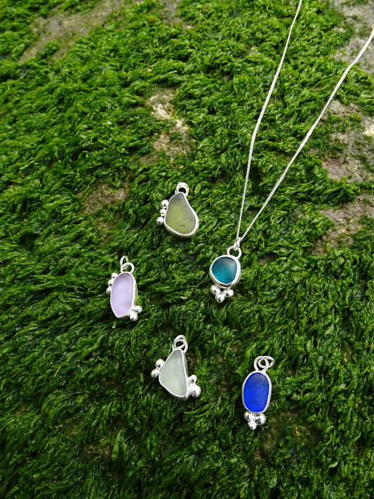 seaglass pendants
