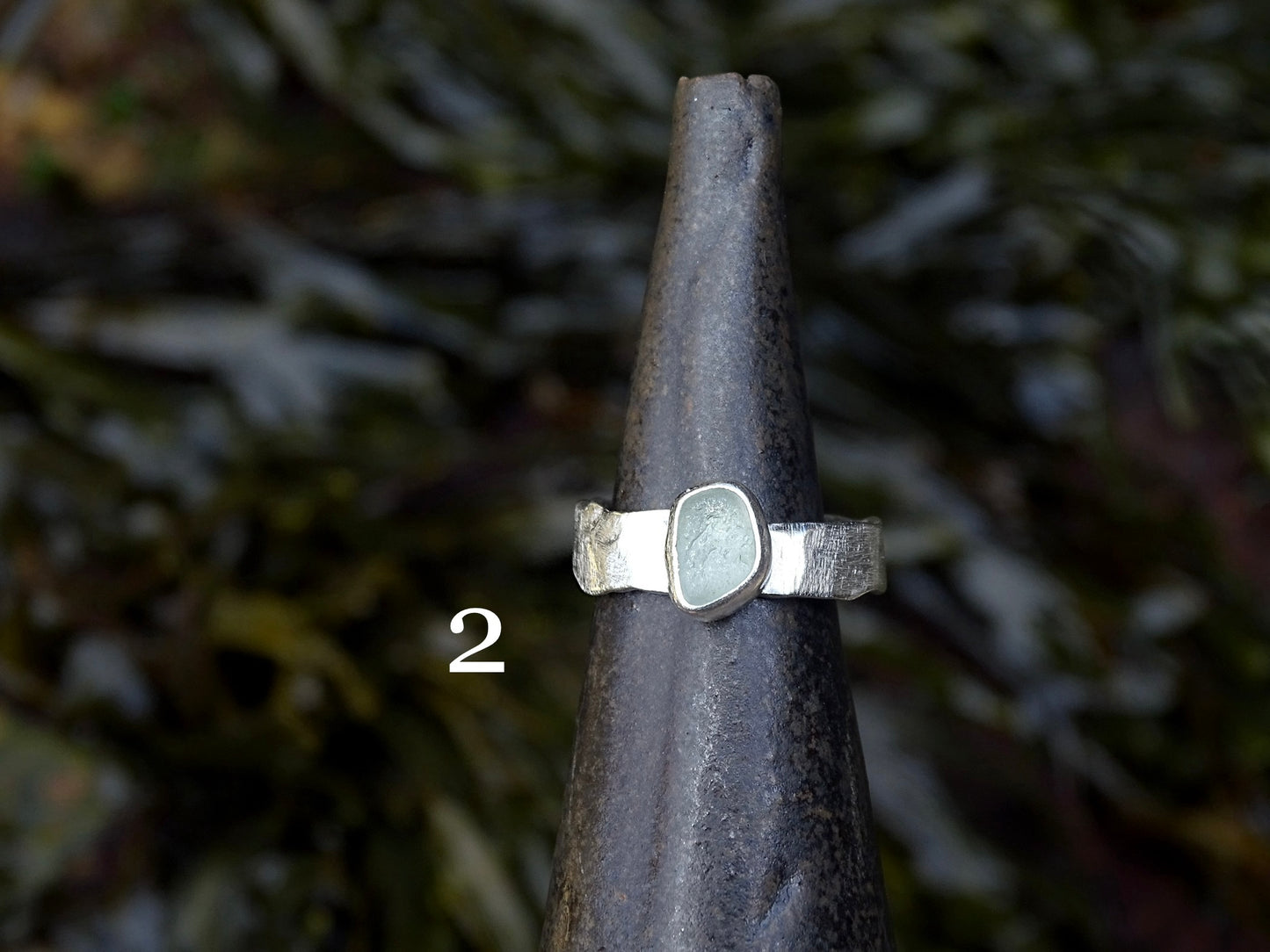 adjustable seaglass rings