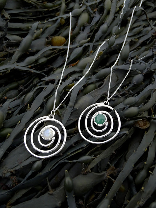 nebula pendants • gemstone • mto