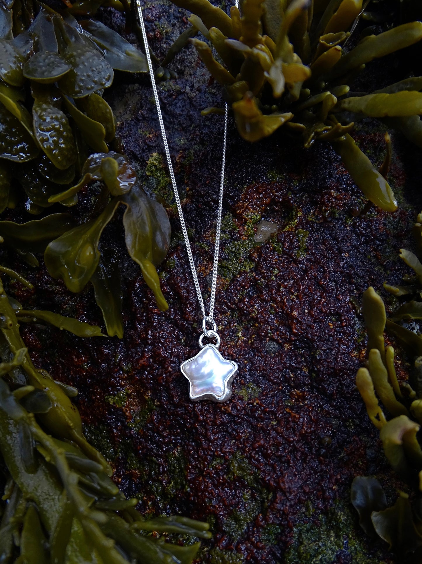 pearl star pendant