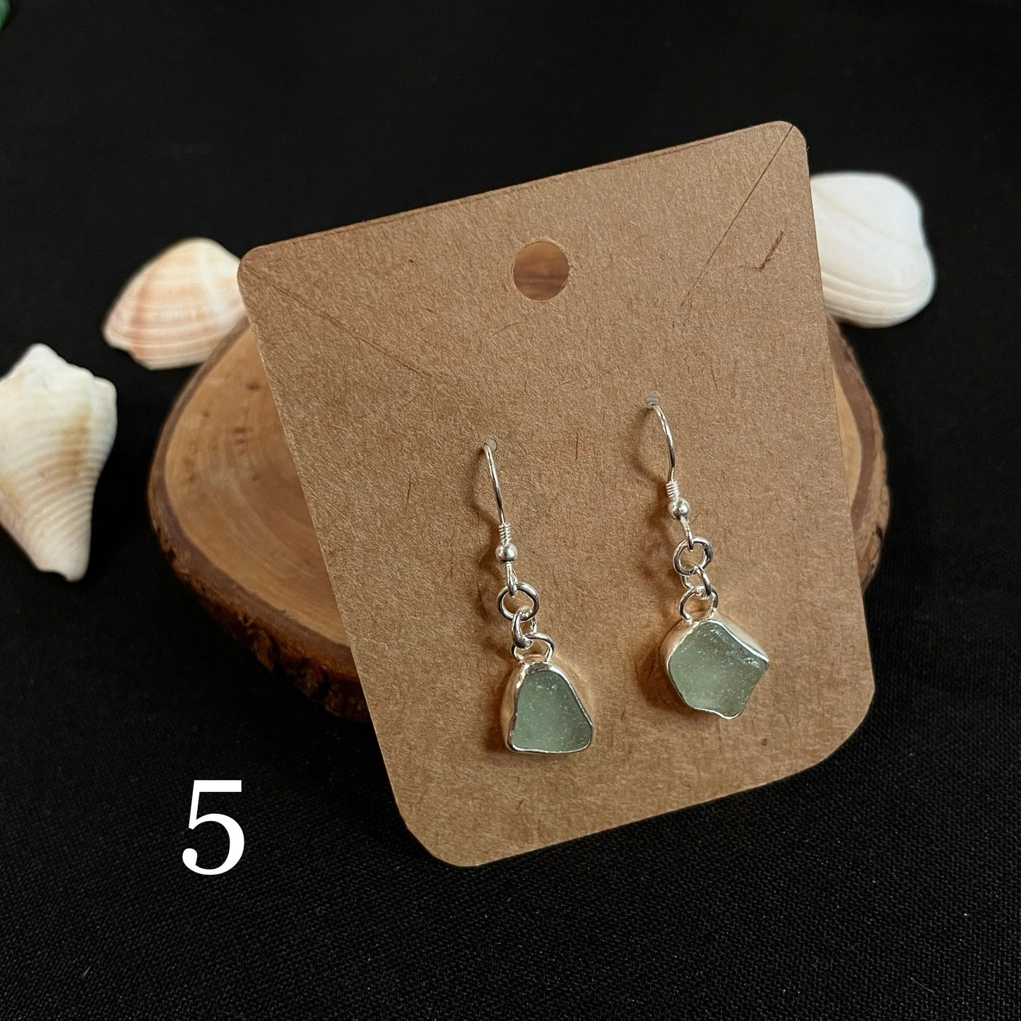 Dangly Seaglass Earrings