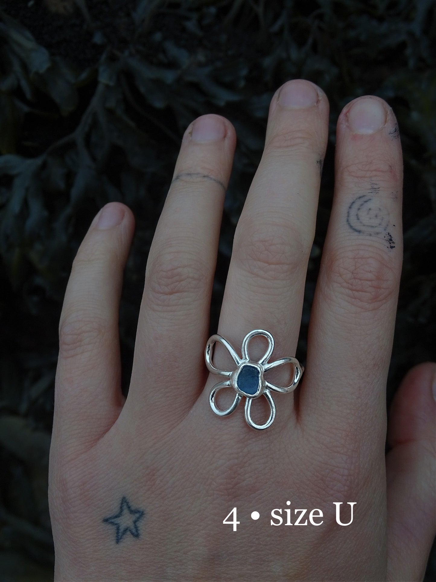 fleur rings • seaglass