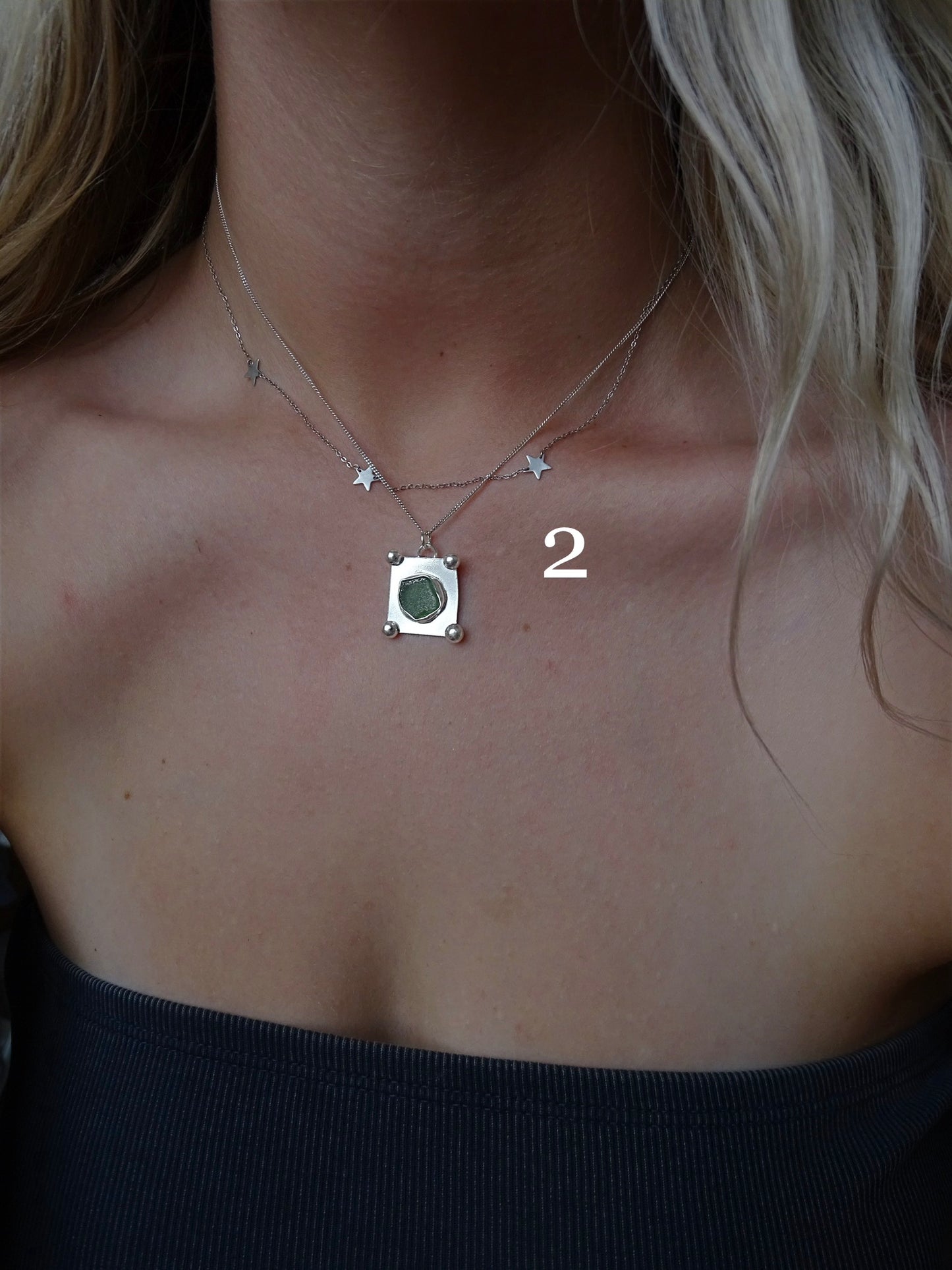 seaglass pendants