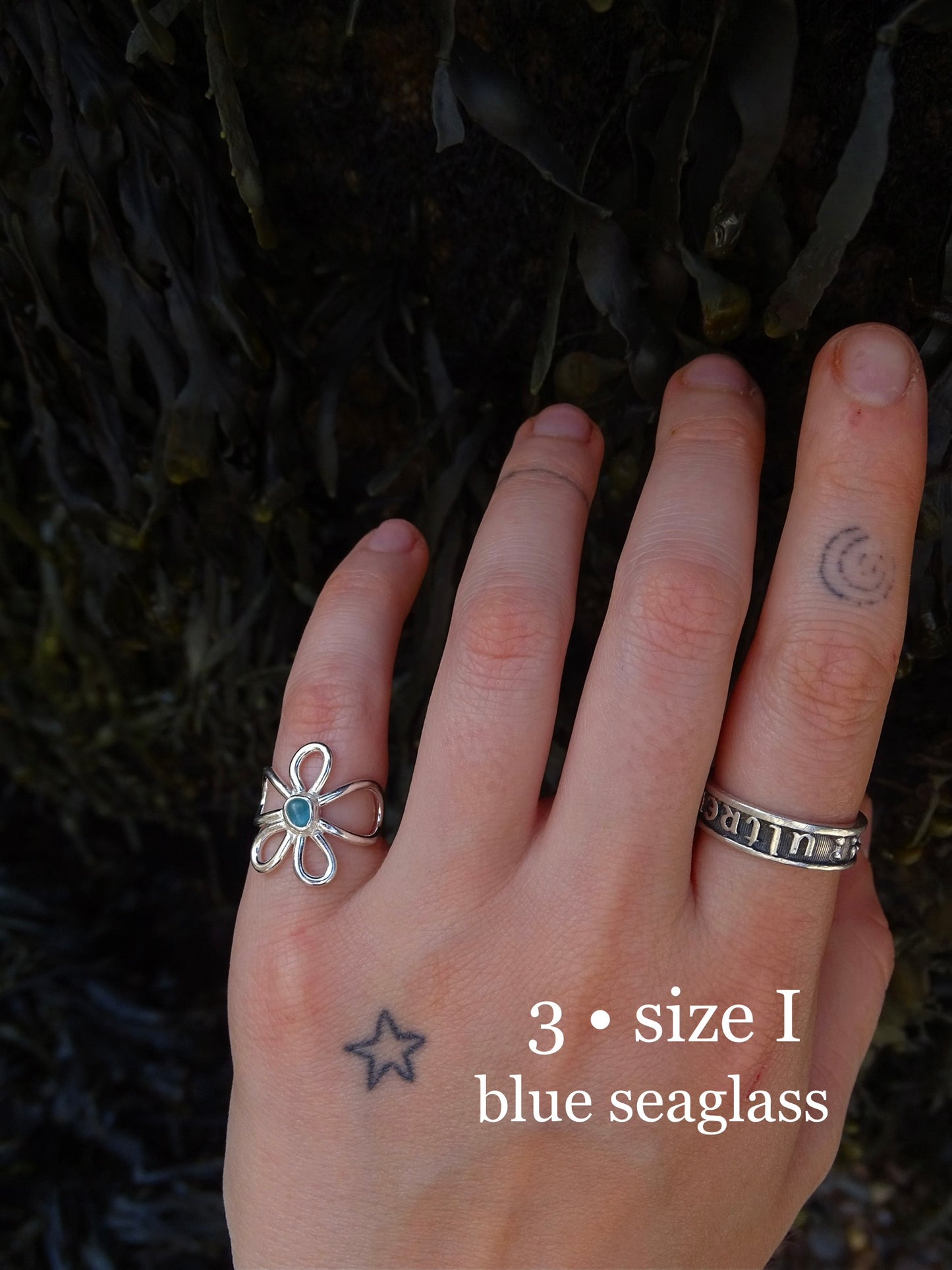 fleur rings • seaglass