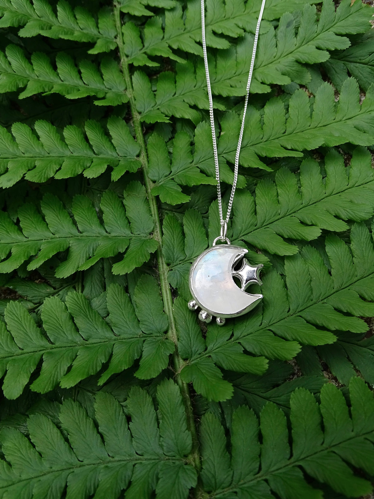 moon + star pendant