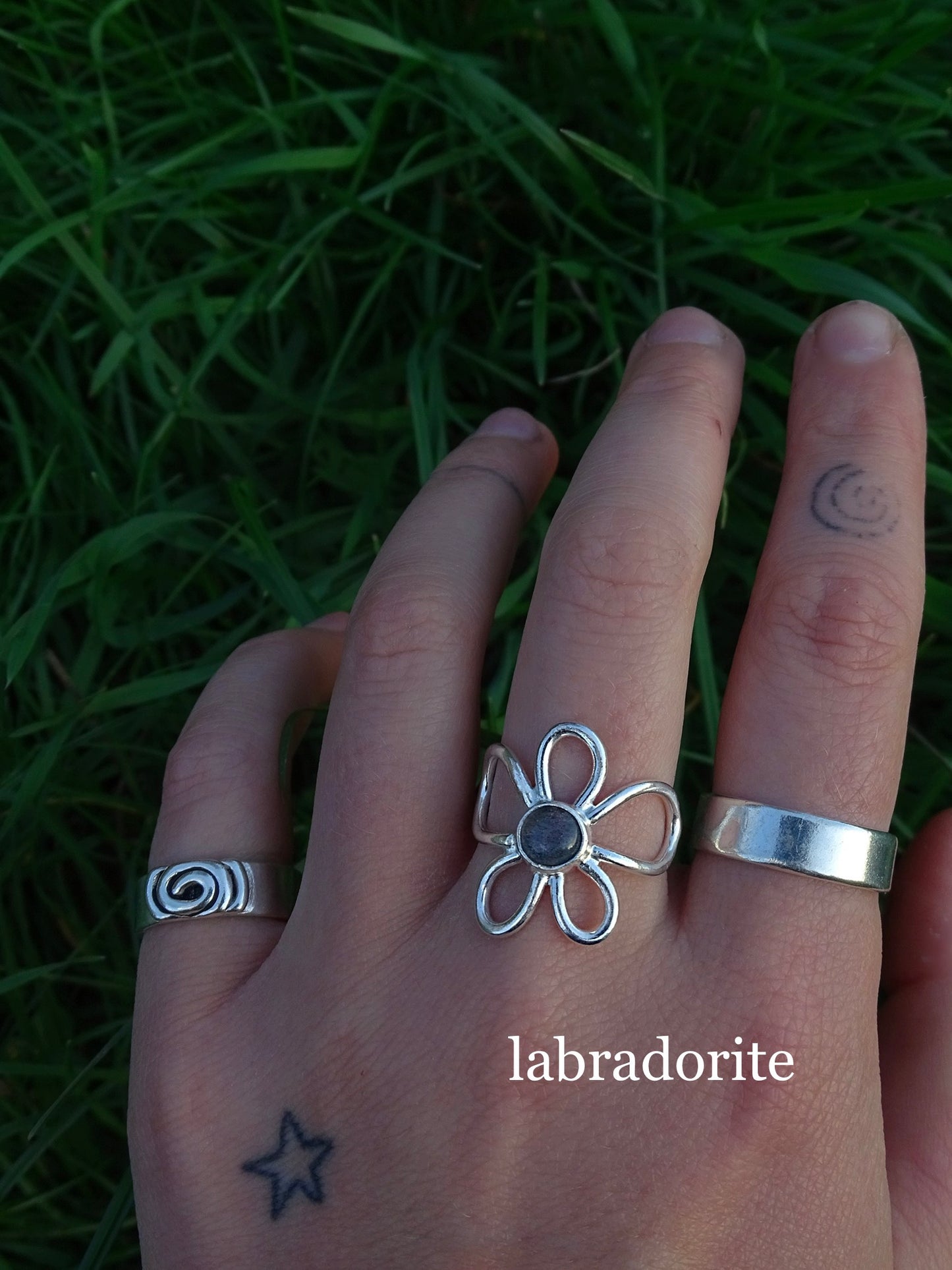 gemstone fleur rings • mto