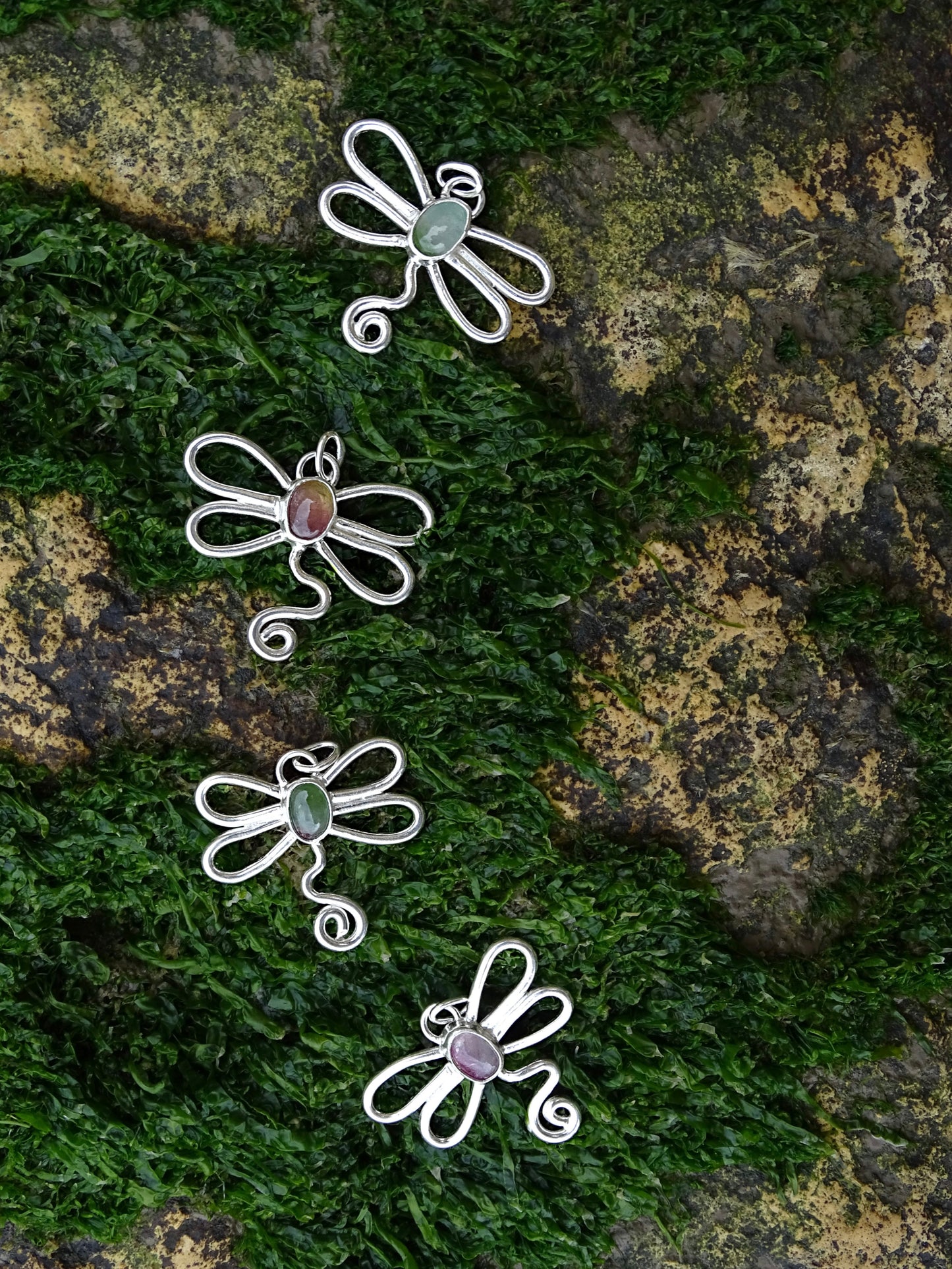 tourmaline fairy pendants