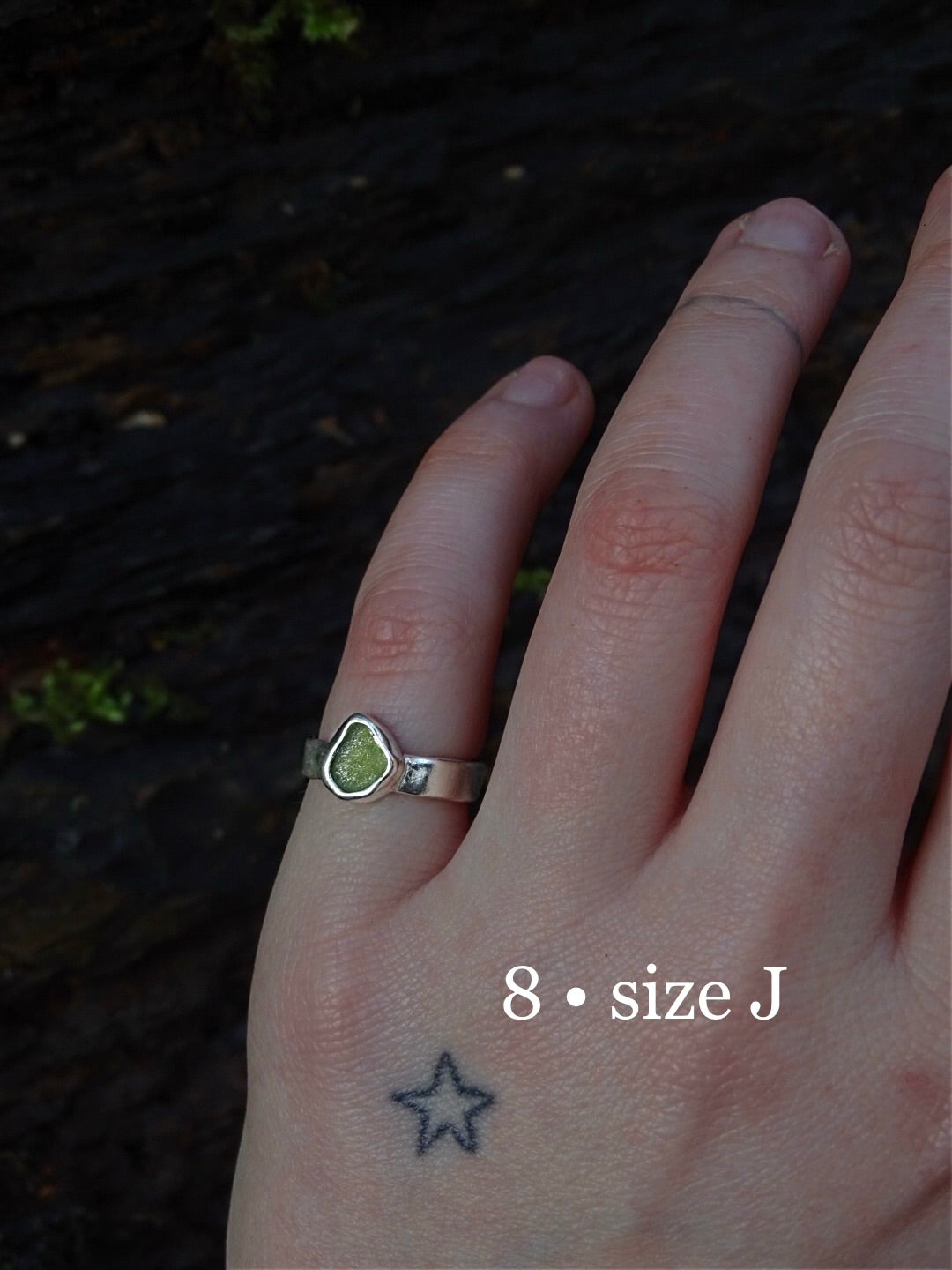 seaglass rings