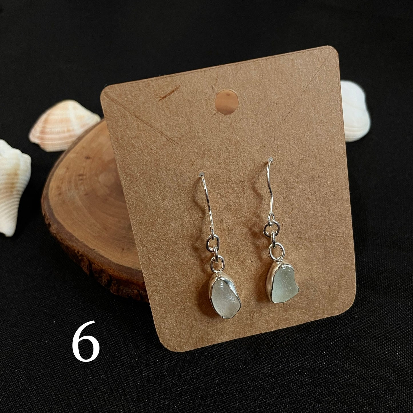 Dangly Seaglass Earrings