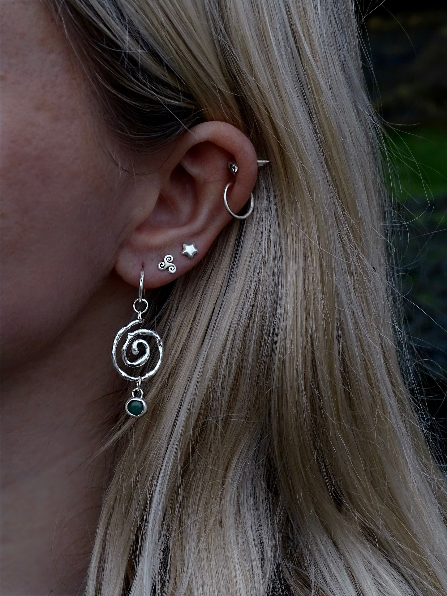 organic earrings