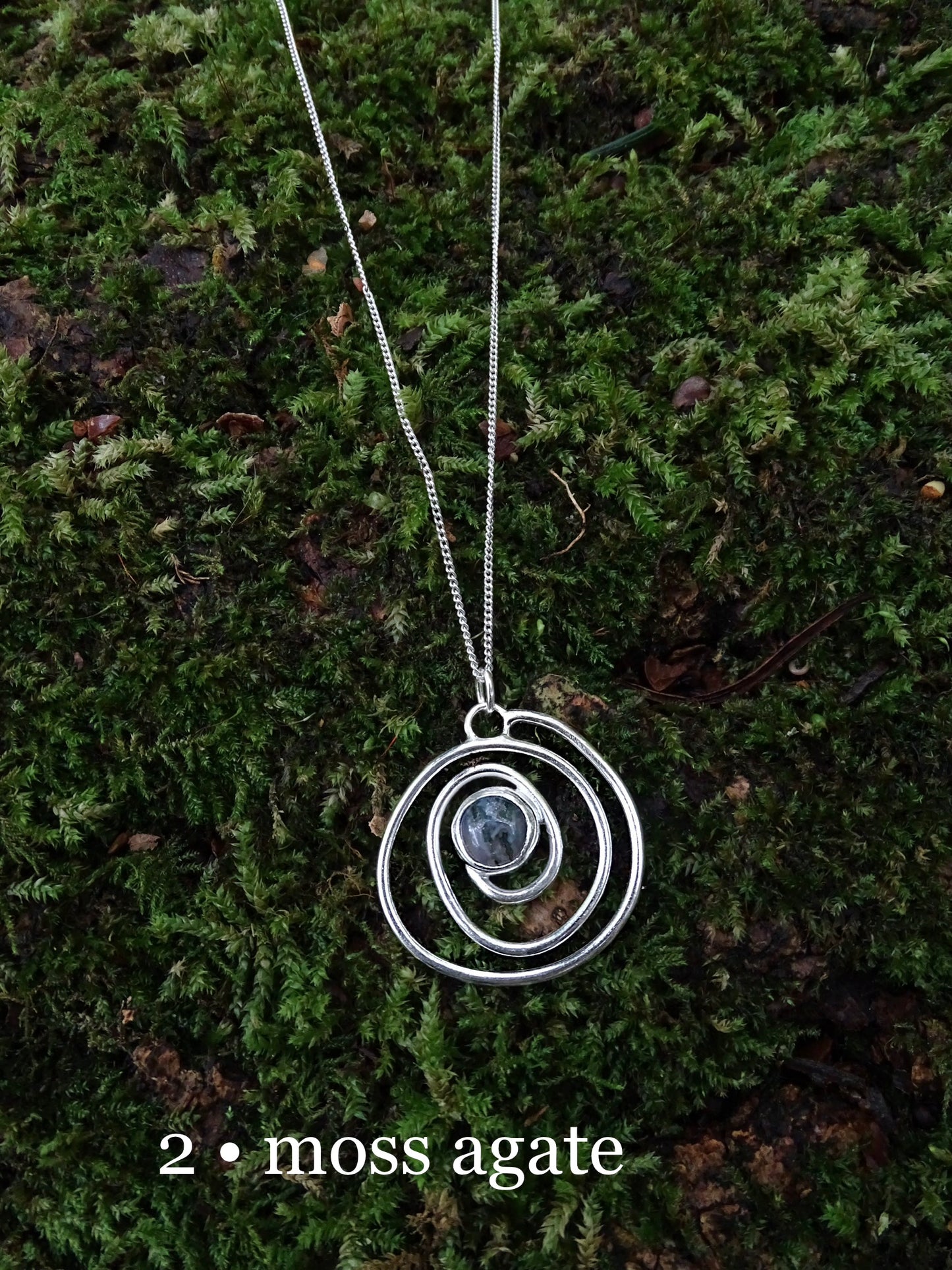 nebula pendant • gemstones